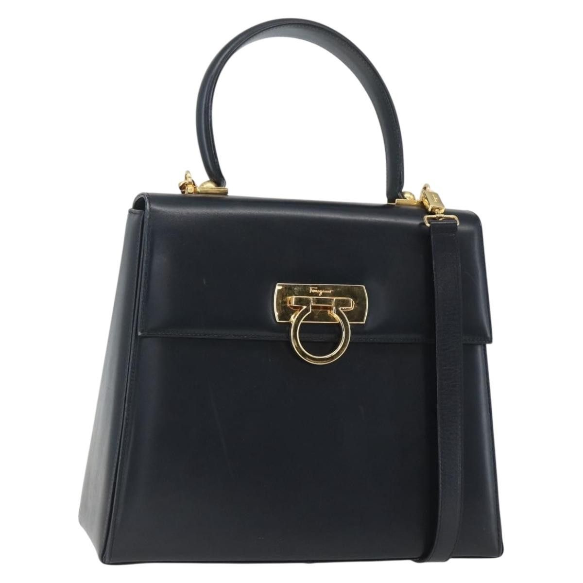Salvatore Ferragamo Salvatore Ferragamo Gancini Convertible Top Handle Leather Size ONE SIZE - 19 Thumbnail