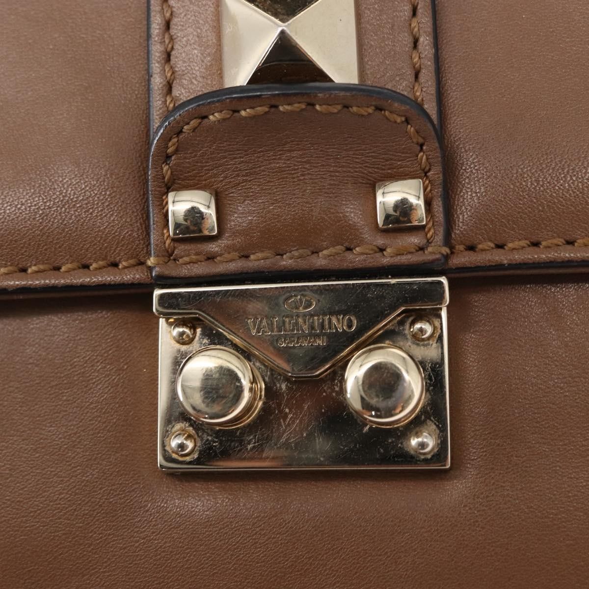 Valentino Valentino Garavani Rolling Rockstud Glam Lock Leather Size ONE SIZE - 14 Thumbnail