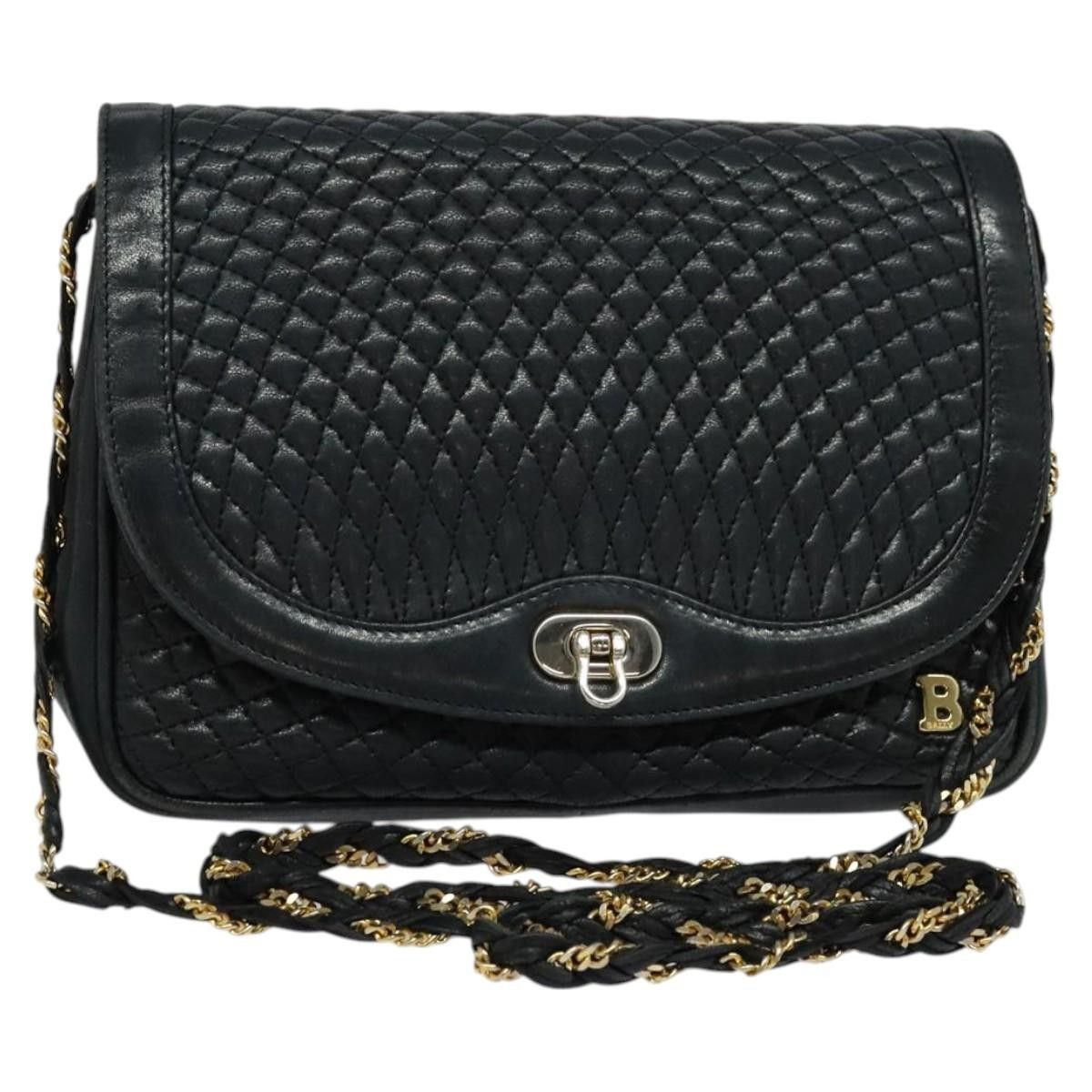 Bally Bally Vintage Chain Quilted Leather Size ONE SIZE - 14 Thumbnail
