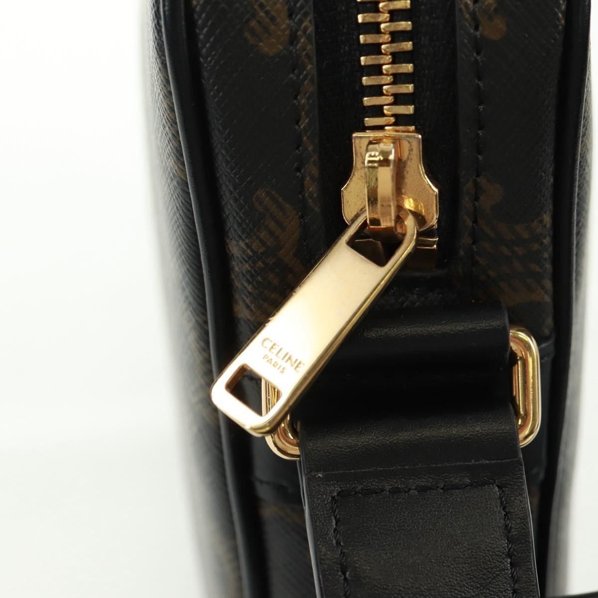 Celine Celine Logo Messenger Bag Triomphe Coated Canvas Size ONE SIZE - 13 Thumbnail