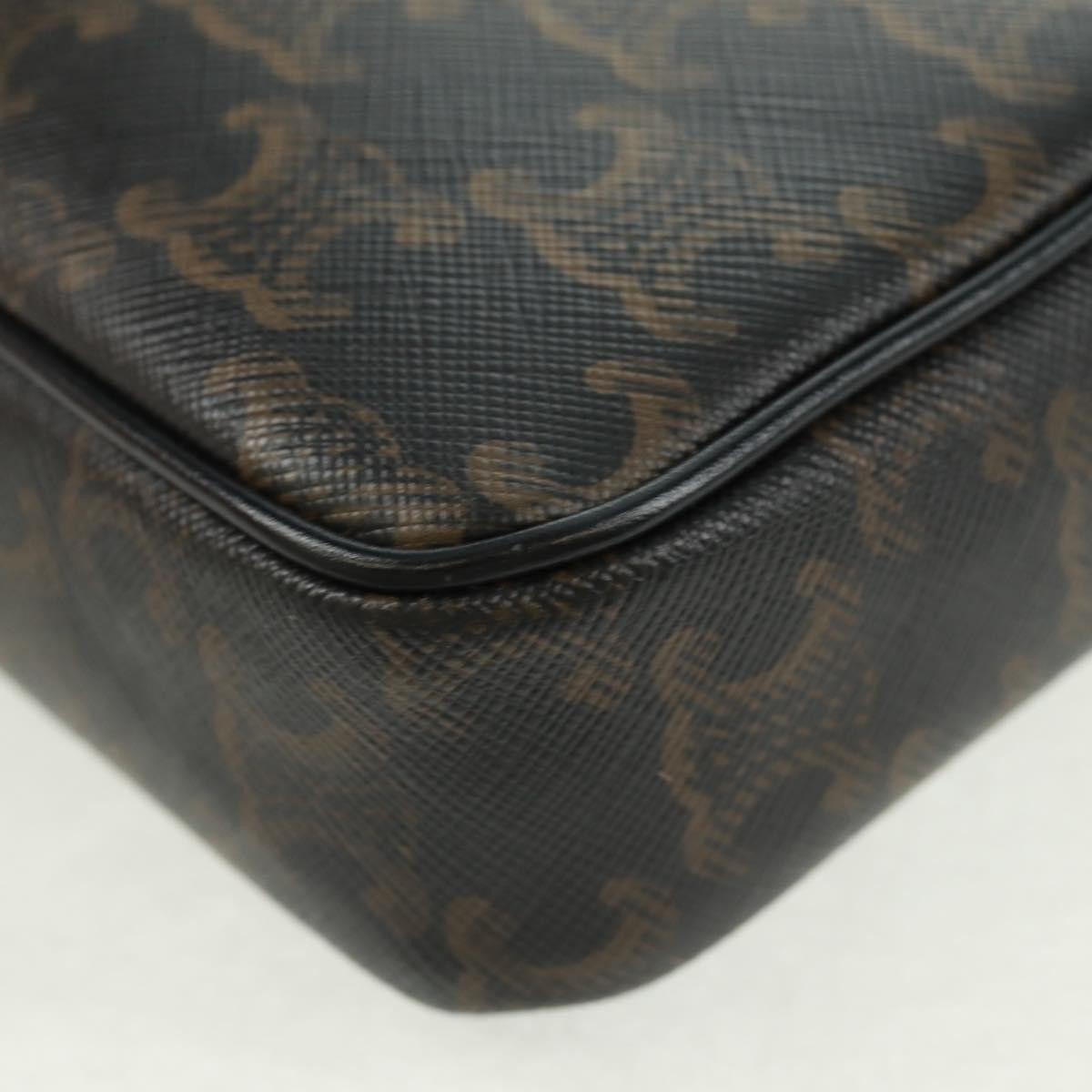 Celine Celine Logo Messenger Bag Triomphe Coated Canvas Size ONE SIZE - 10 Thumbnail