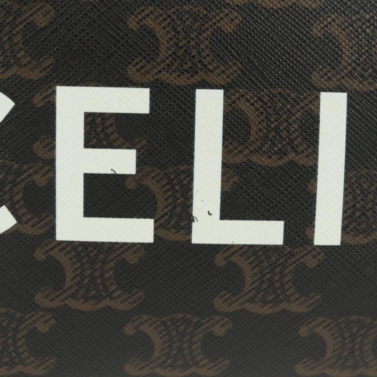 Celine Celine Logo Messenger Bag Triomphe Coated Canvas Size ONE SIZE - 18 Thumbnail