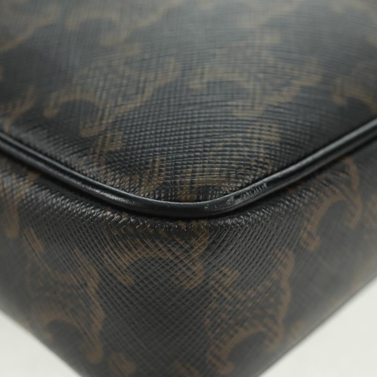 Celine Celine Logo Messenger Bag Triomphe Coated Canvas Size ONE SIZE - 9 Thumbnail