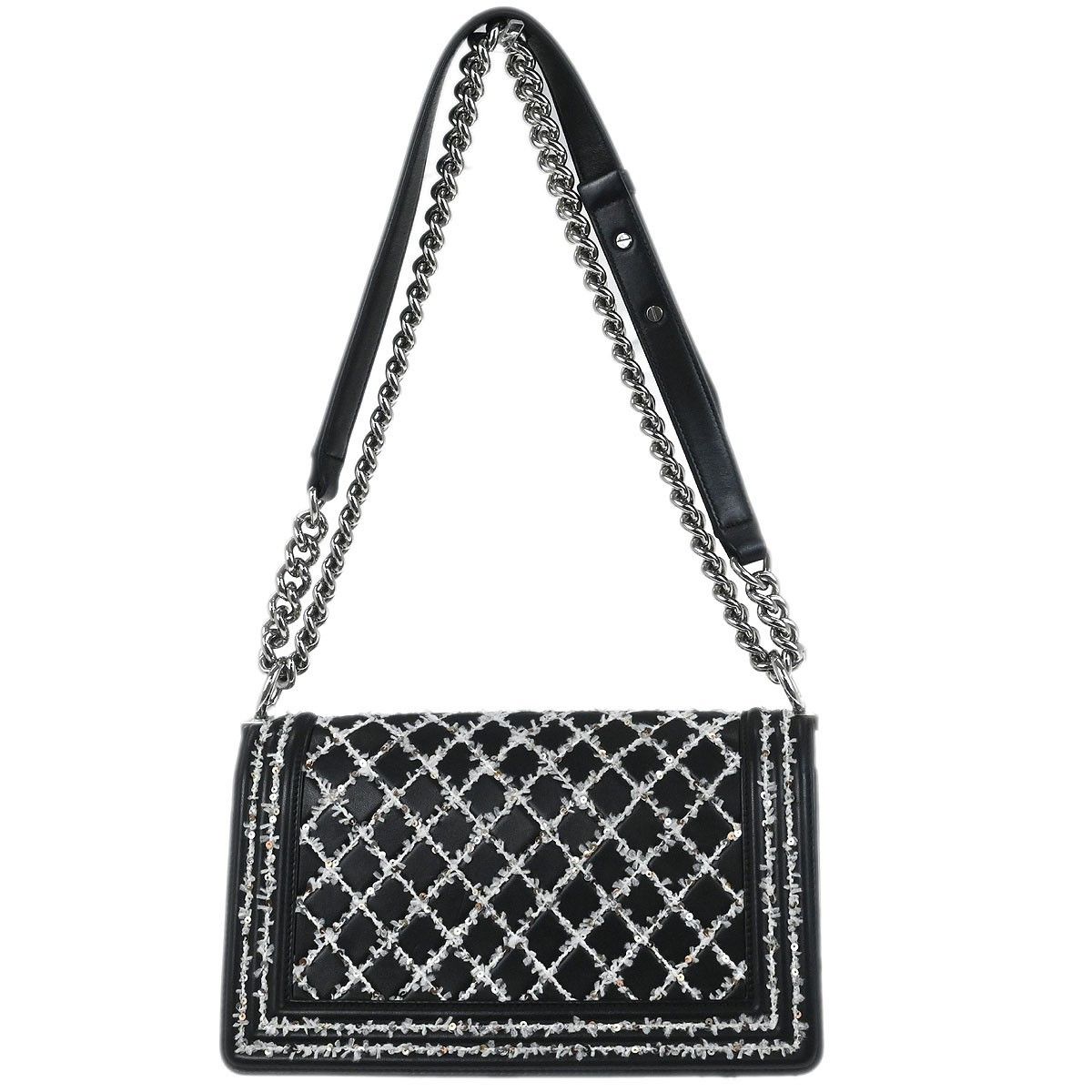 Chanel Chanel Boy Flap Sequin Quilted Calfskin Size ONE SIZE - 2 Thumbnail