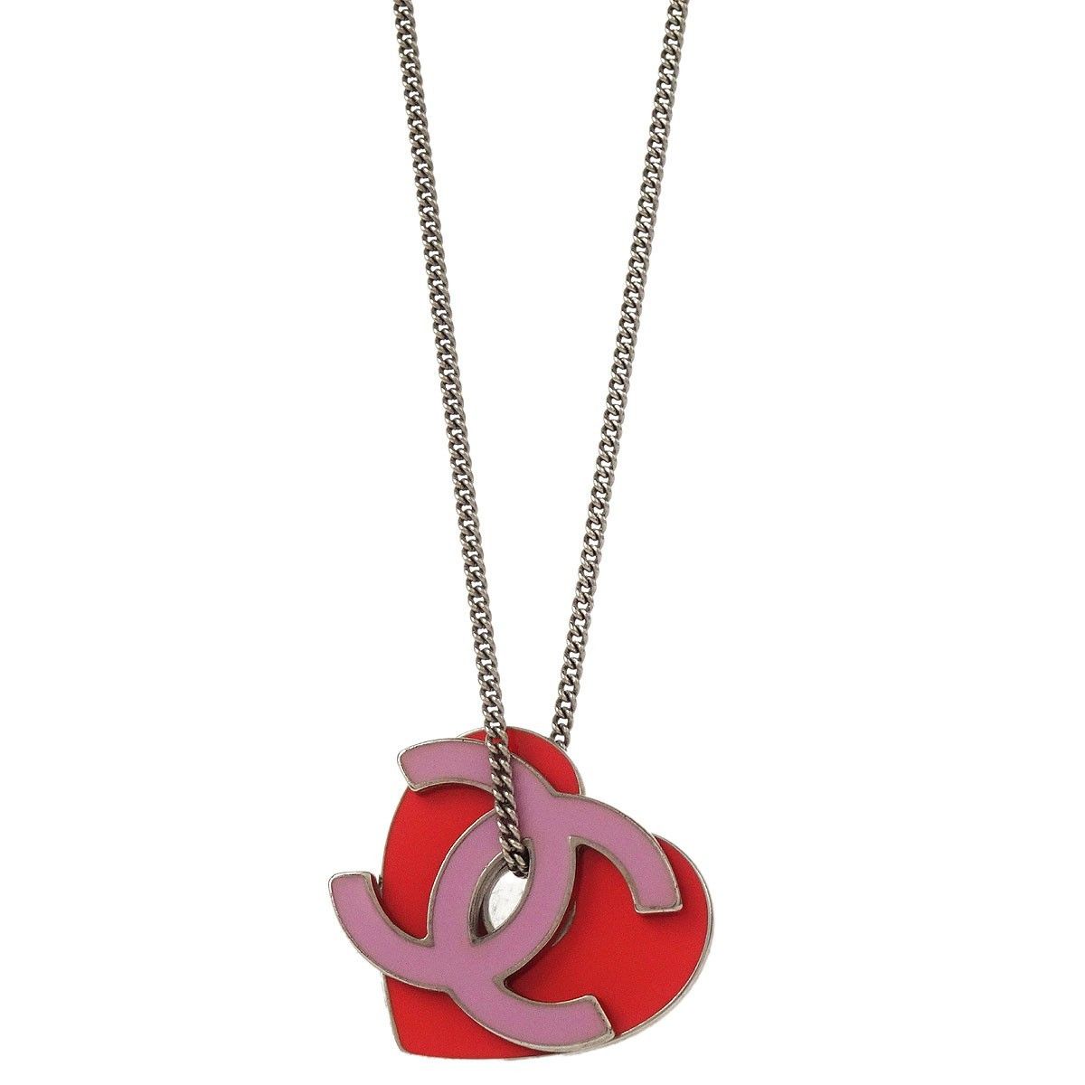 Chanel Chanel CC Heart Pendant Metal Size ONE SIZE - 2 Thumbnail