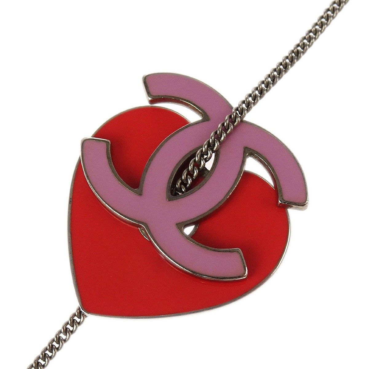 Chanel Chanel CC Heart Pendant Metal Size ONE SIZE - 3 Thumbnail