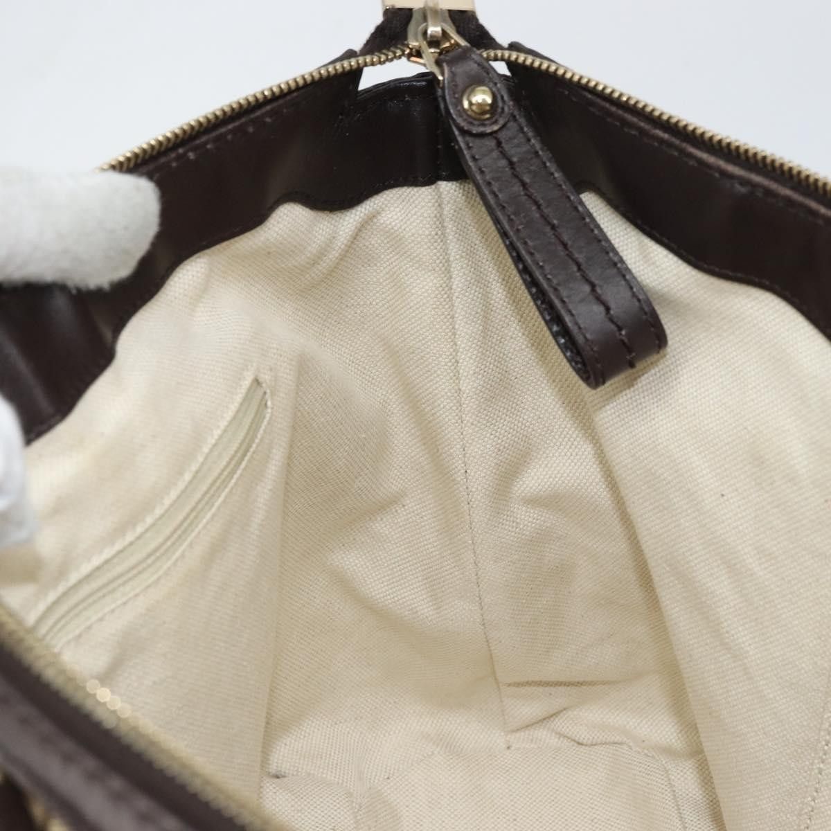 Gucci Gucci Sukey Top Handle Satchel GG Canvas with Leather Size ONE SIZE - 17 Thumbnail