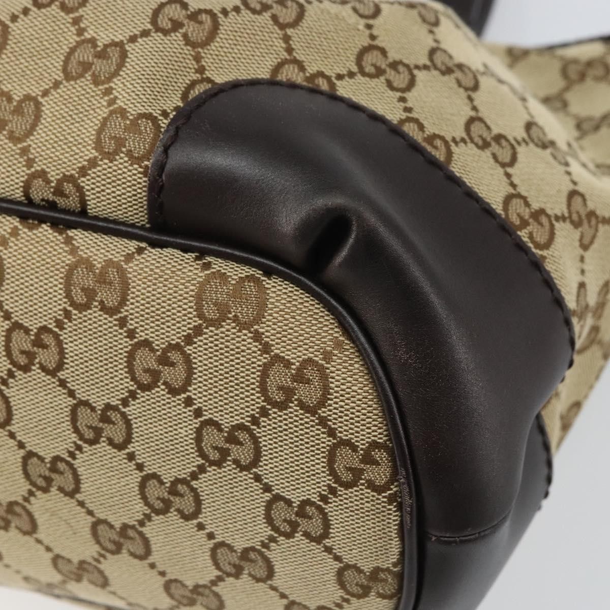 Gucci Gucci Sukey Top Handle Satchel GG Canvas with Leather Size ONE SIZE - 10 Thumbnail