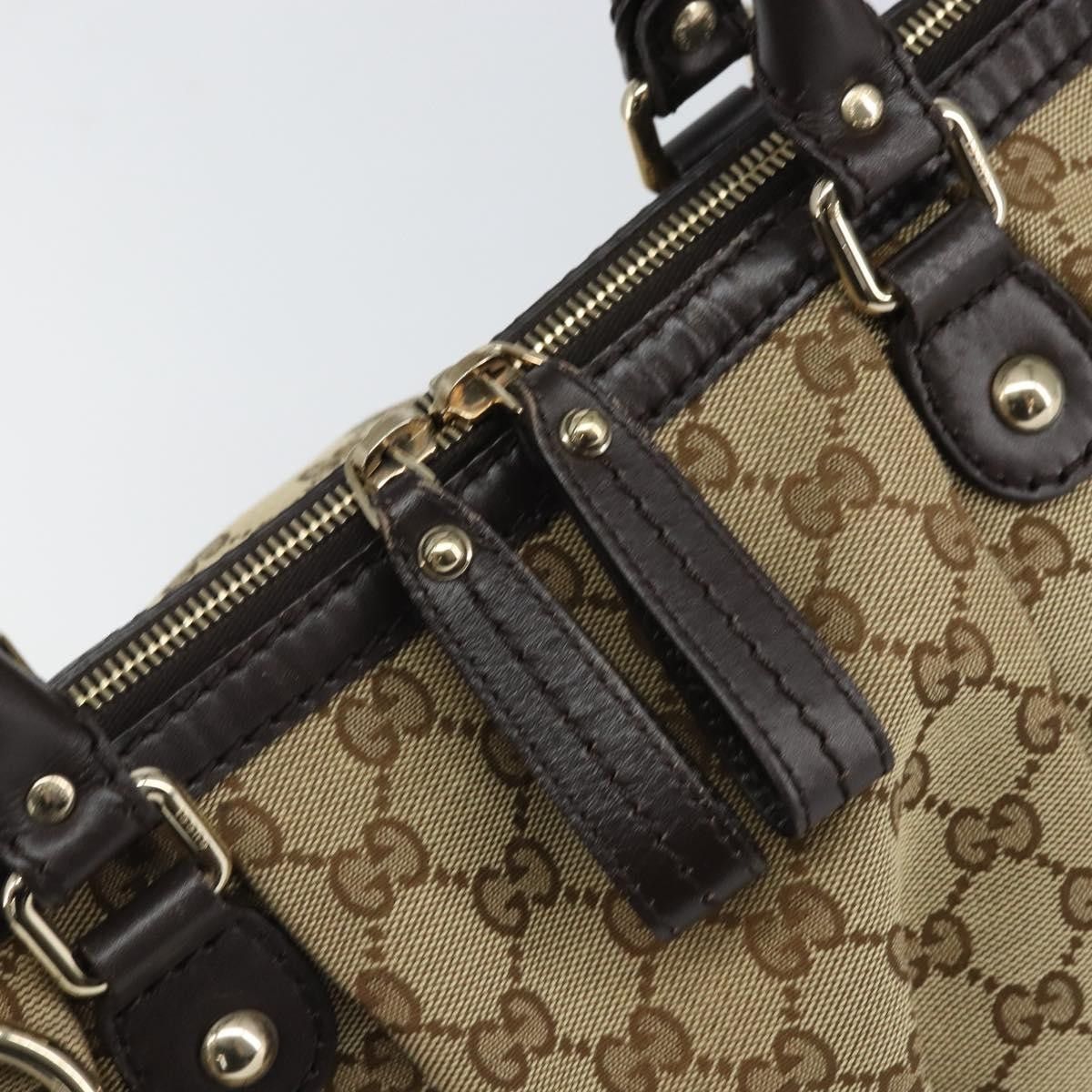 Gucci Gucci Sukey Top Handle Satchel GG Canvas with Leather Size ONE SIZE - 13 Thumbnail
