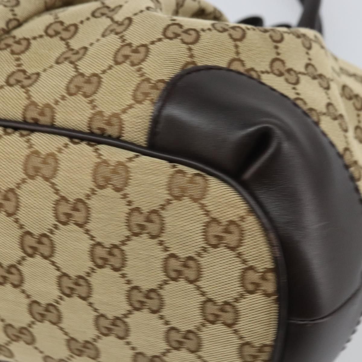 Gucci Gucci Sukey Top Handle Satchel GG Canvas with Leather Size ONE SIZE - 12 Thumbnail