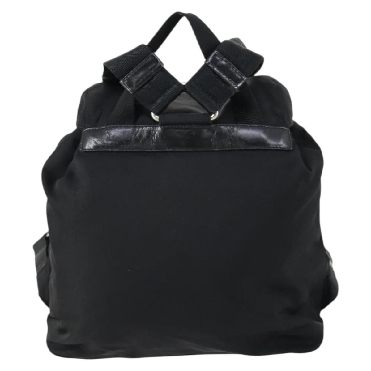 Prada Prada Vela Double Front Pocket Backpack Tessuto with Saffiano Leather Size ONE SIZE - 2 Thumbnail