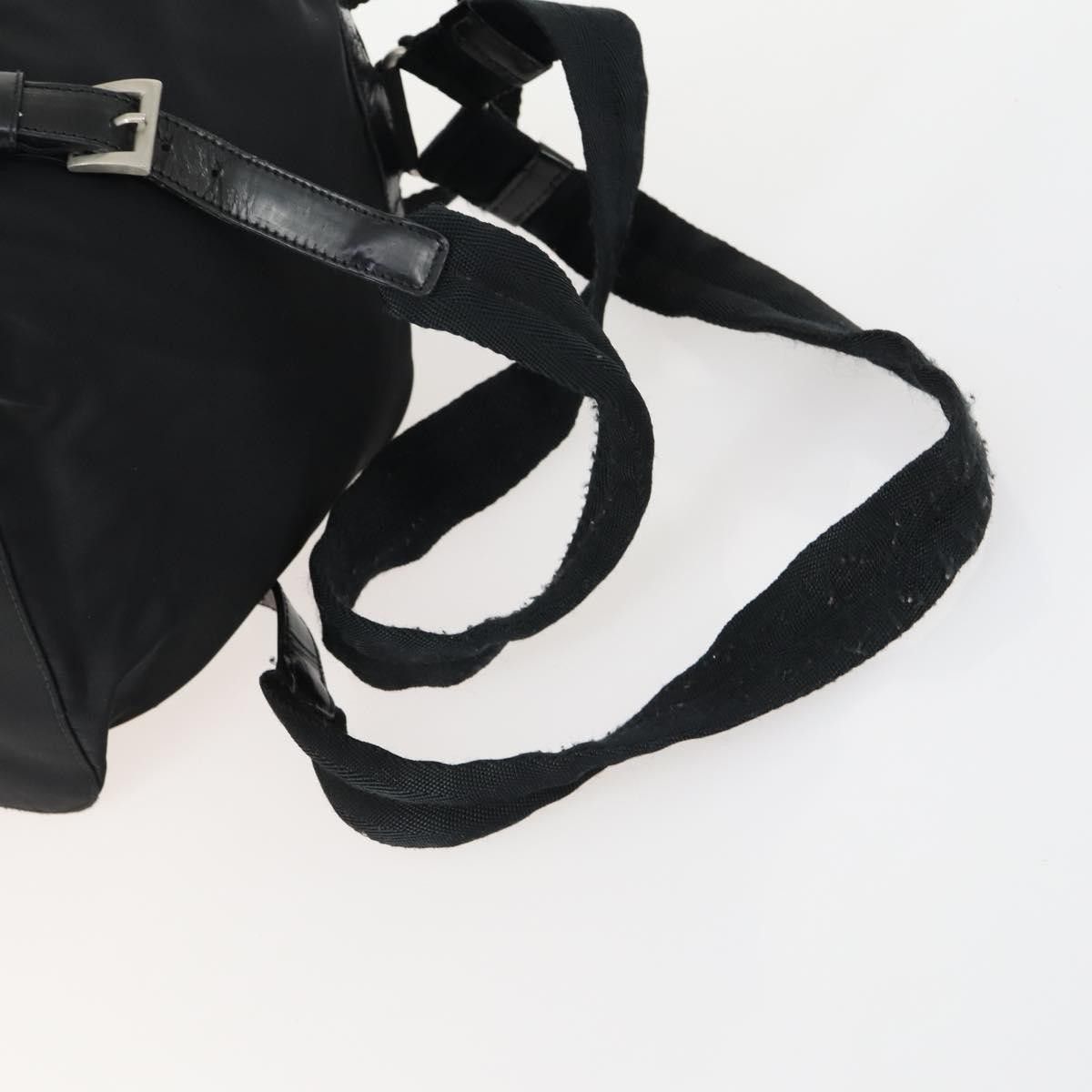 Prada Prada Vela Double Front Pocket Backpack Tessuto with Saffiano Leather Size ONE SIZE - 16 Thumbnail