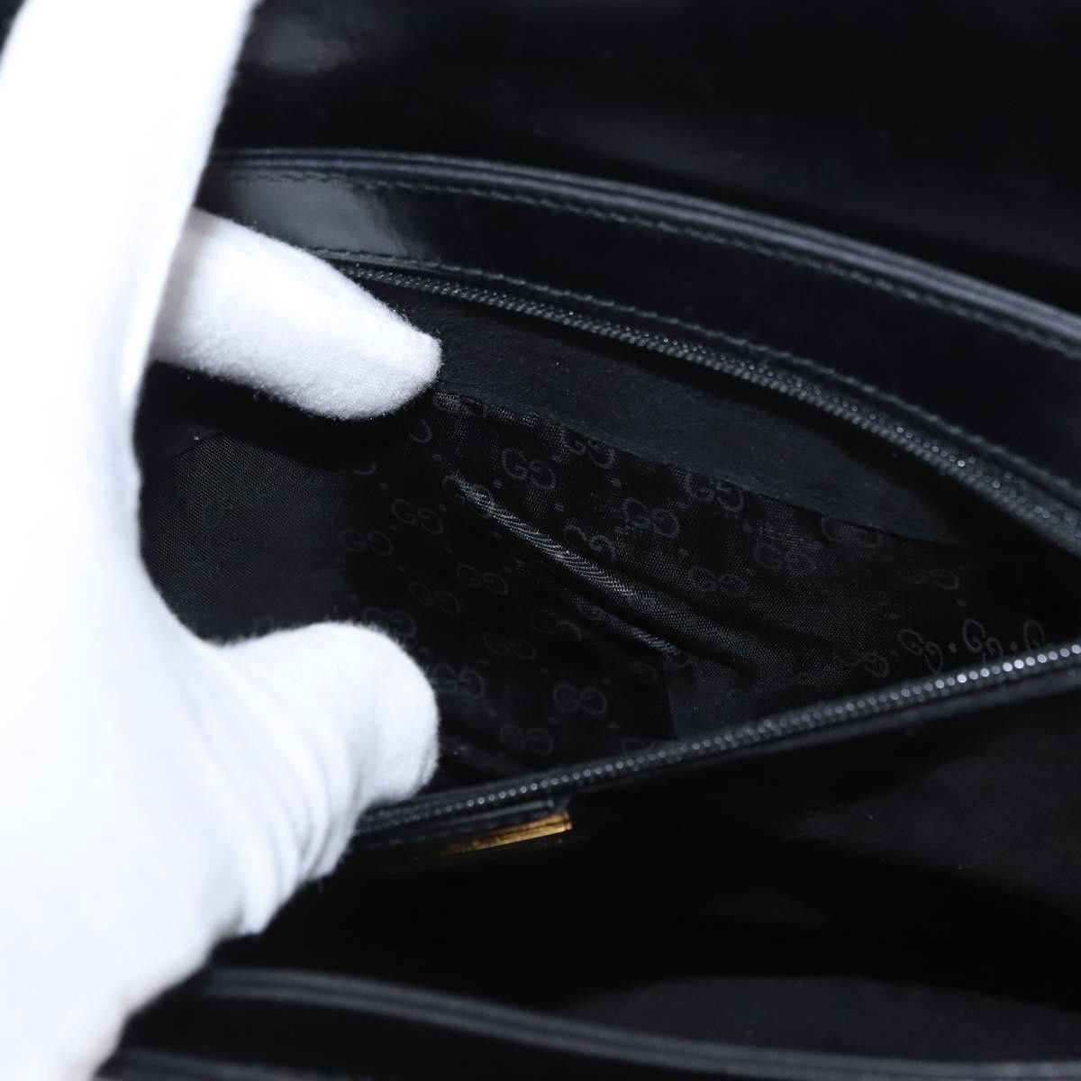 Gucci Gucci Vintage Handbag Leather Size ONE SIZE - 17 Thumbnail