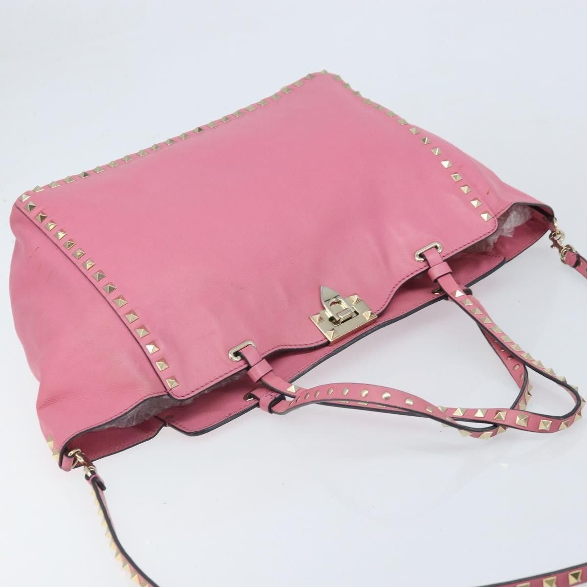 Valentino Valentino Garavani Rockstud Tote Soft Leather Size ONE SIZE - 18 Thumbnail