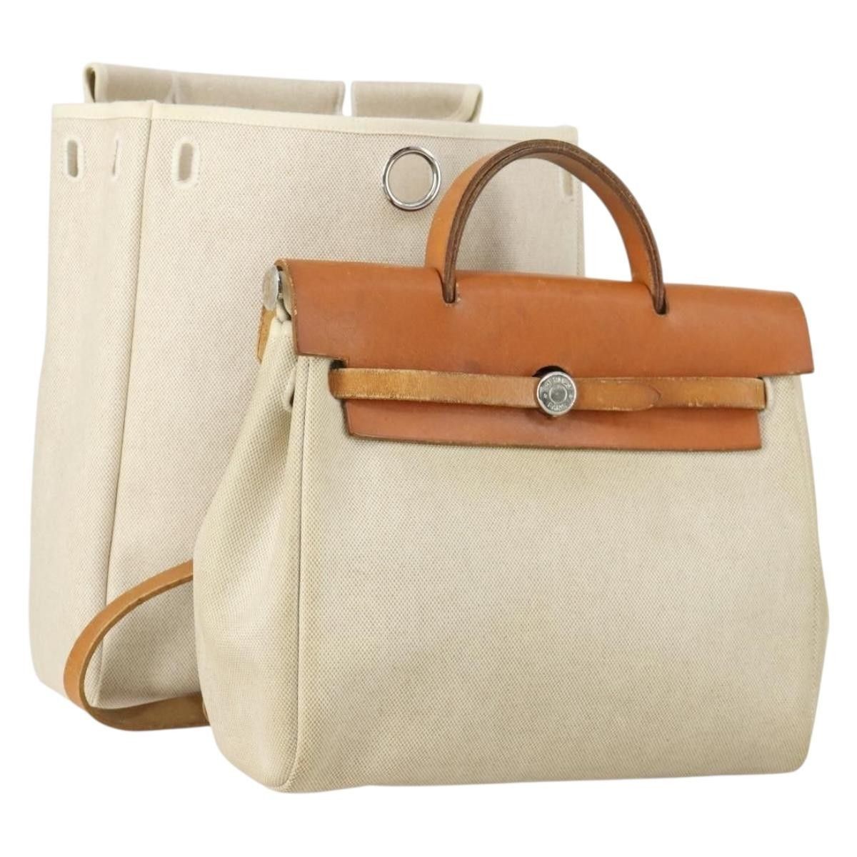 Hermes Hermes Herbag A Dos Backpack Toile Size ONE SIZE - 14 Thumbnail