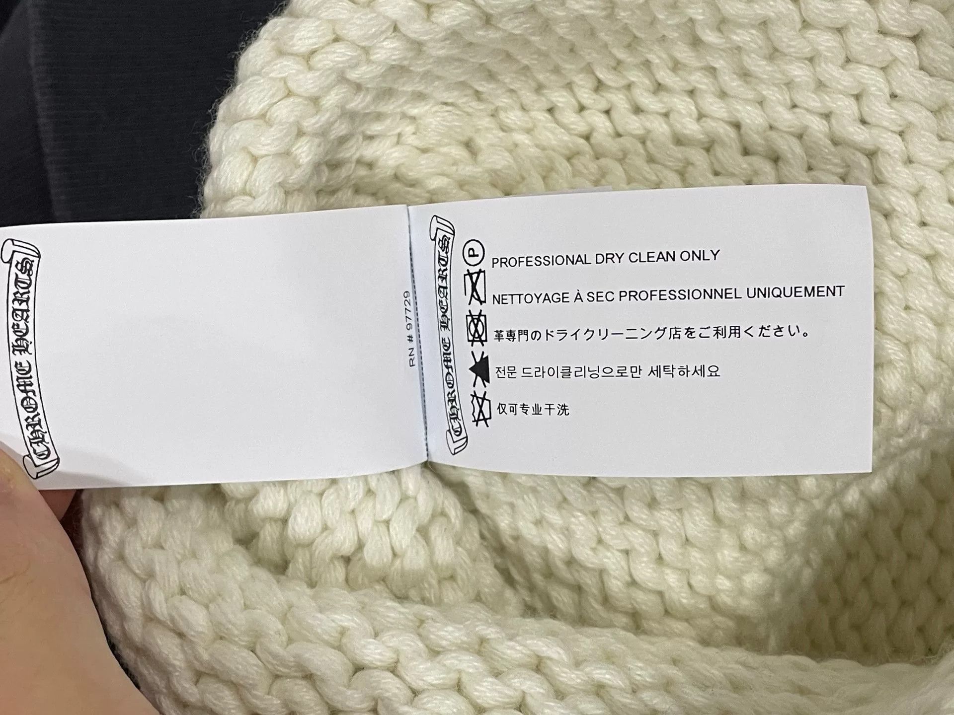 Chrome Hearts Chrome Hearts Cashmere Cross Beanie OS Size ONE SIZE - 8 Thumbnail