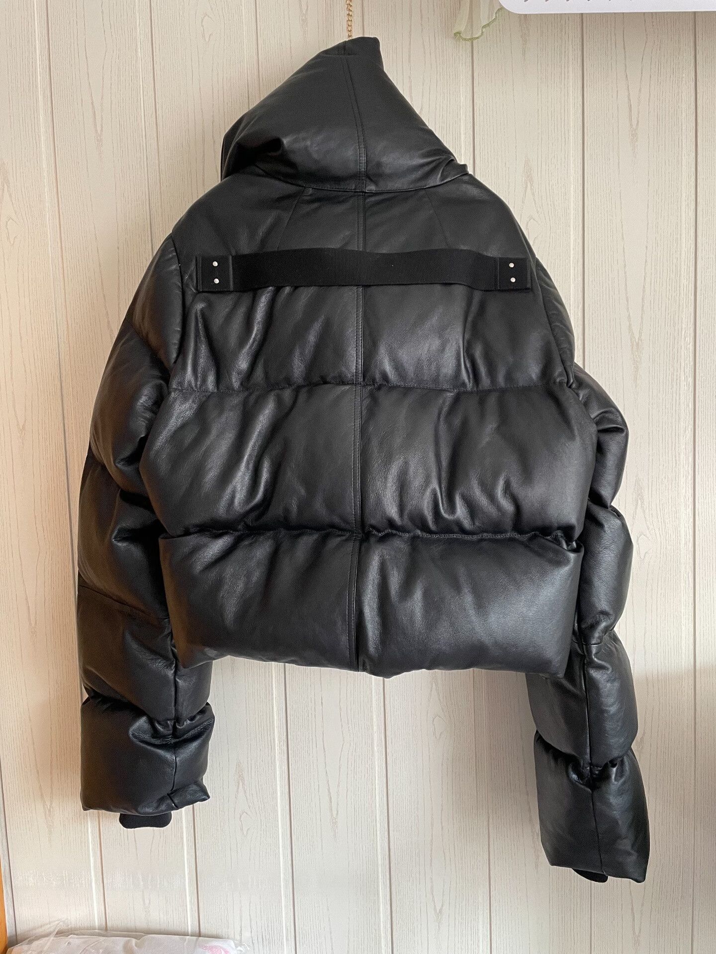 Rick Owens Rick Owens Strobe Leather Puffer Jacket Size XXS Size US XXS / EU 40 - 3 Thumbnail