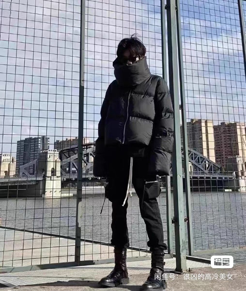 Rick Owens Rick Owens Strobe Leather Puffer Jacket Size XXS Size US XXS / EU 40 - 8 Thumbnail
