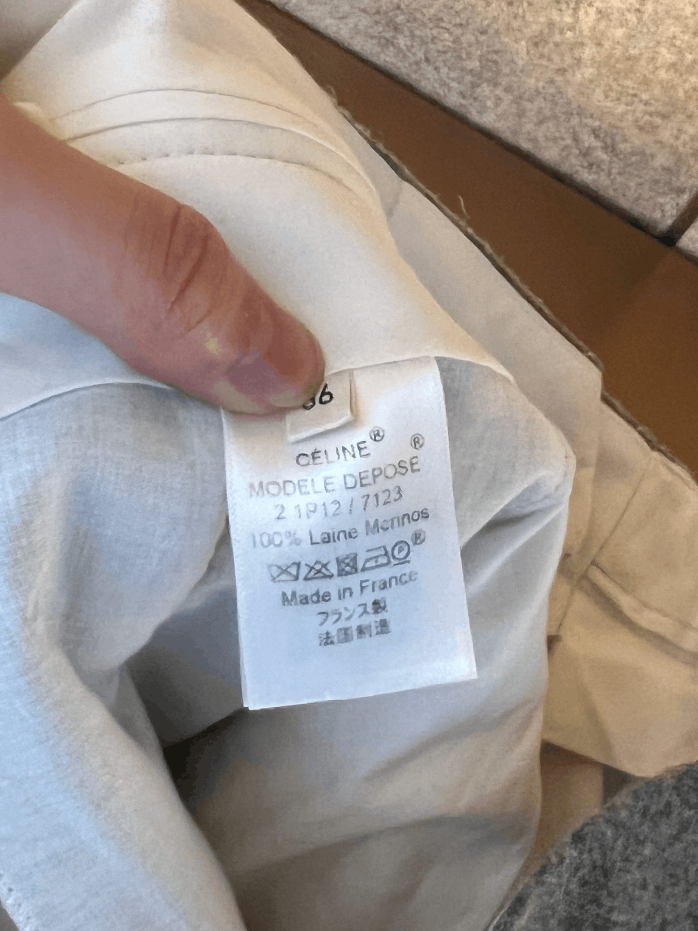 Celine Celine Gray Wool Pants Size 36 Size 26" / US 2 / IT 38 - 4 Thumbnail