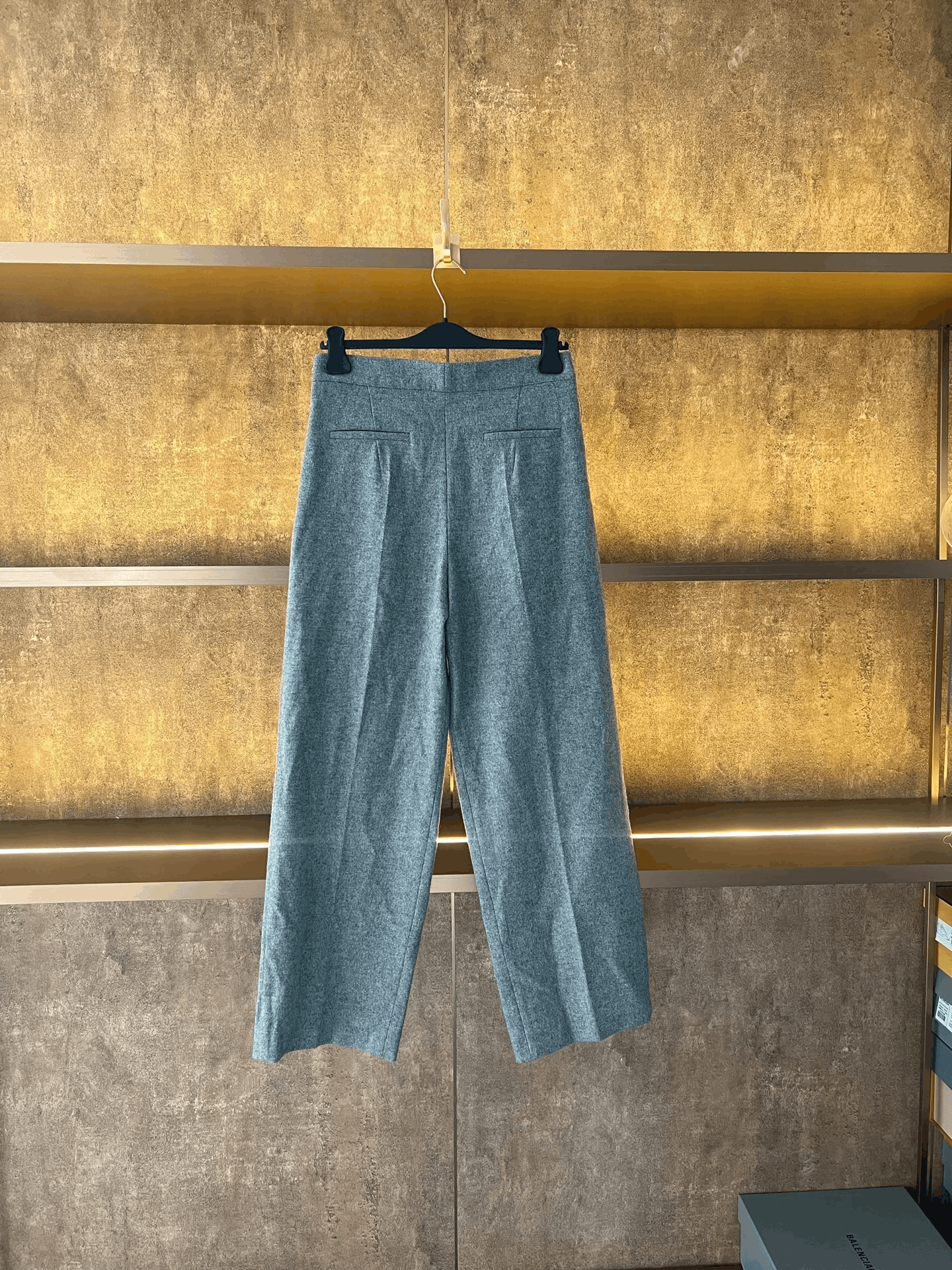 Celine Celine Gray Wool Pants Size 36 Size 26" / US 2 / IT 38 - 3 Thumbnail
