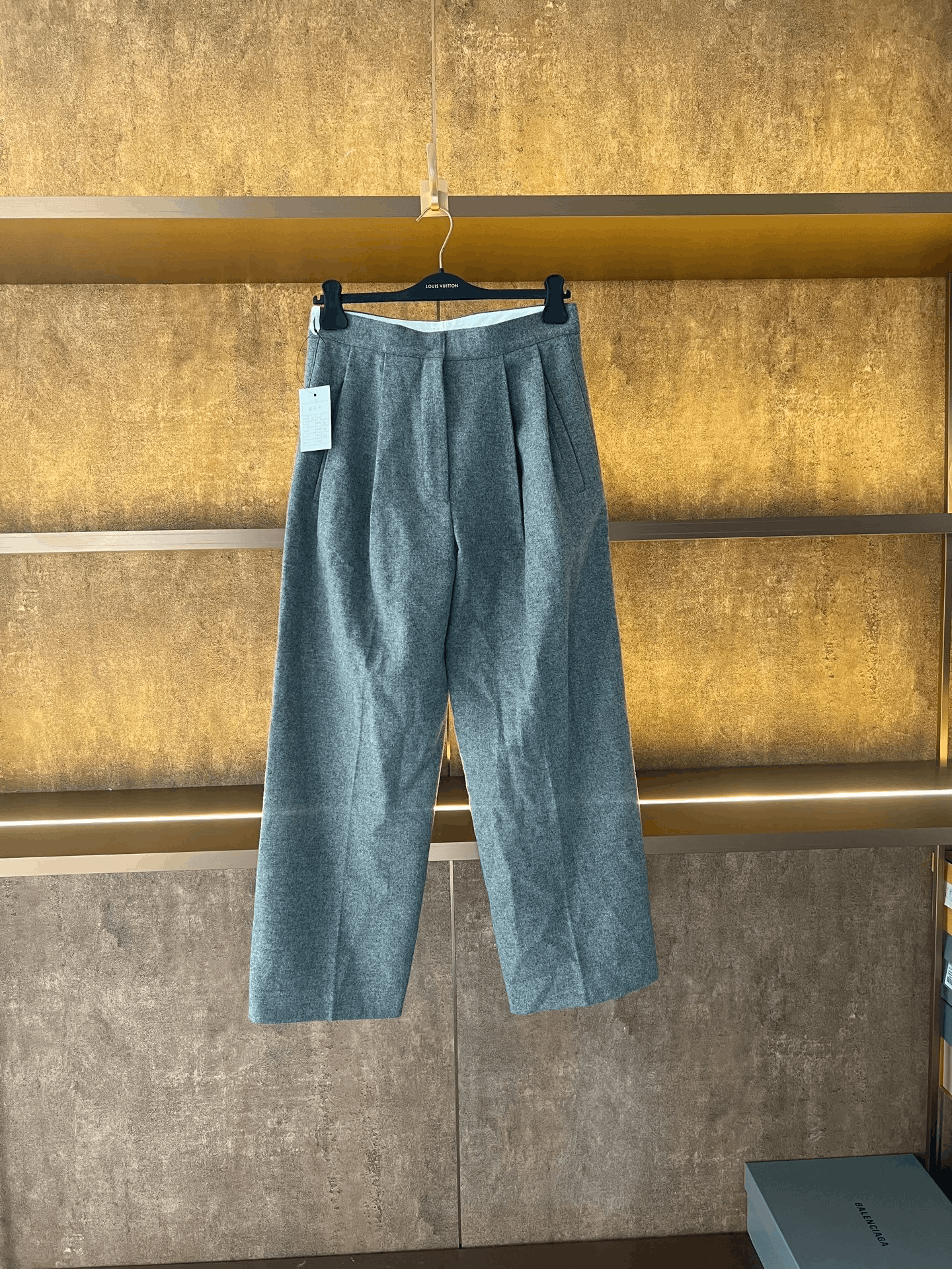 Celine Celine Gray Wool Pants Size 36 Size 26" / US 2 / IT 38 - 2 Thumbnail