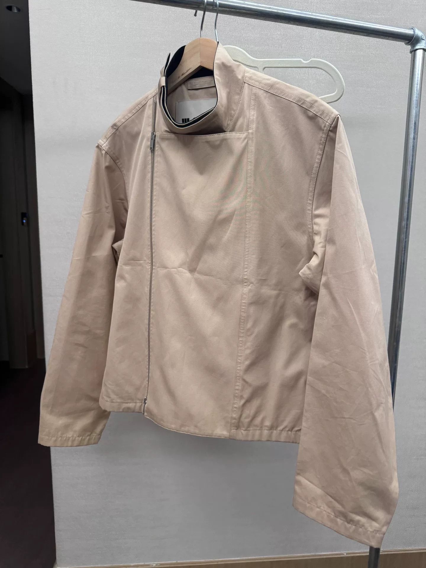 Jil Sander Jil Sander Beige Side Zip Jacket Size S Size US S / EU 44-46 / 1 - 2 Thumbnail