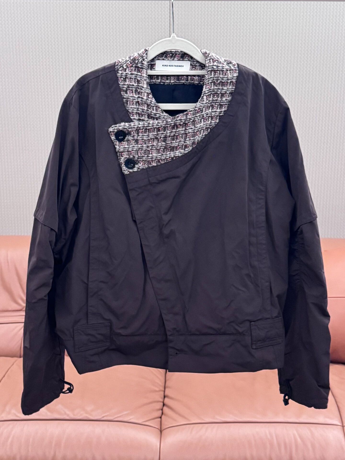 Kiko Kostadinov Kiko Kostadinov Tweed Collar Light Jacket Size 48 Size US M / EU 48-50 / 2 - 2 Thumbnail