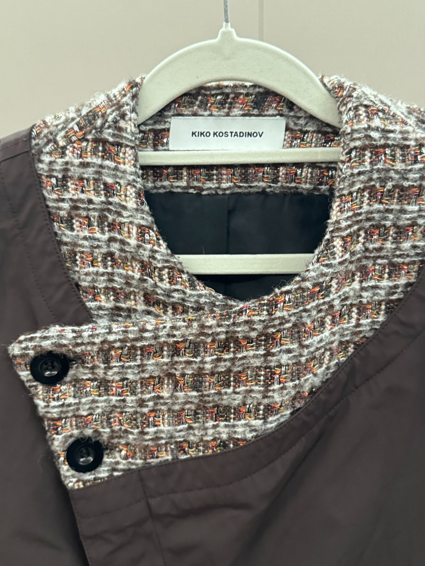 Kiko Kostadinov Kiko Kostadinov Tweed Collar Light Jacket Size 48 Size US M / EU 48-50 / 2 - 4 Thumbnail