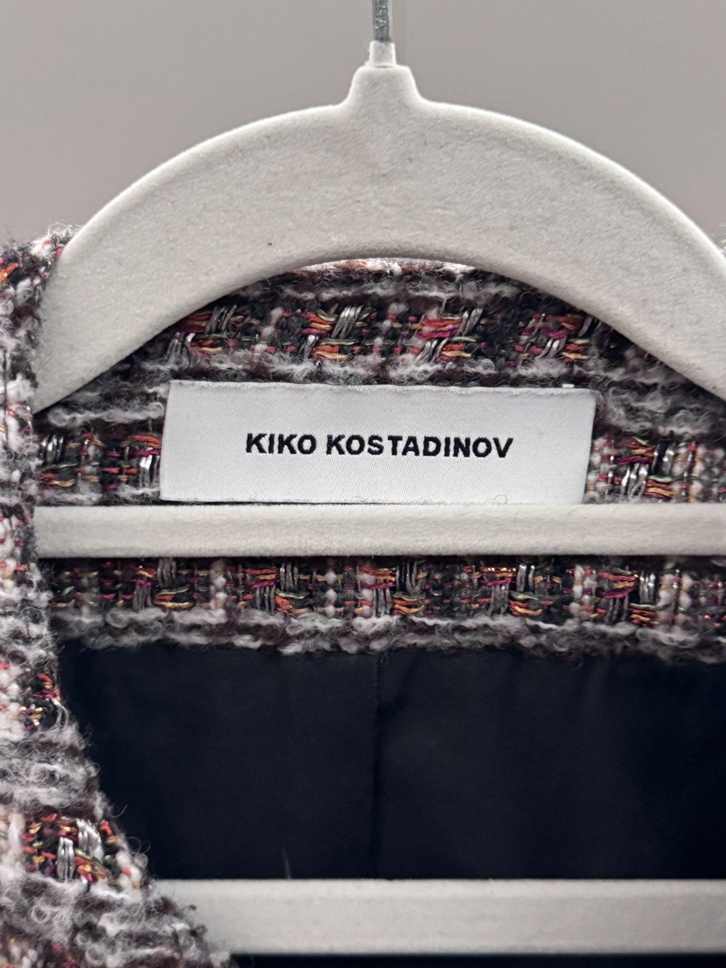 Kiko Kostadinov Kiko Kostadinov Tweed Collar Light Jacket Size 48 Size US M / EU 48-50 / 2 - 3 Thumbnail