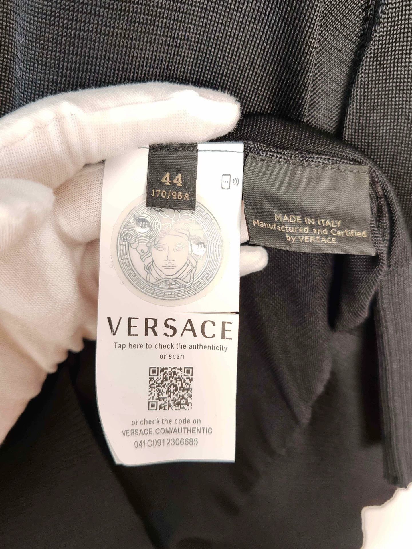 Versace Versace Gold Medusa Button Cardigan Size 44 Size M / US 6-8 / IT 42-44 - 8 Thumbnail