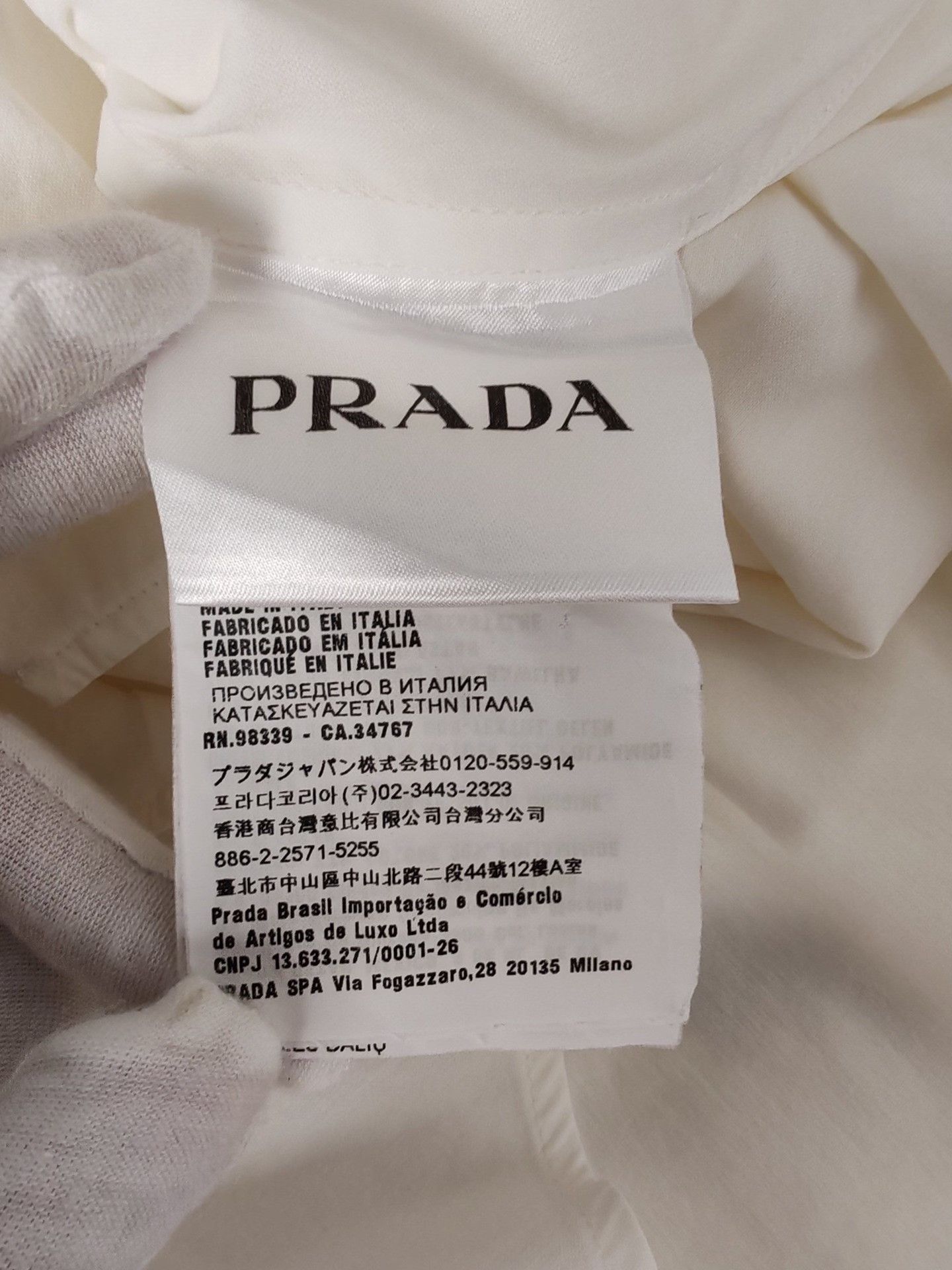 Prada Prada Chest Pocket Button Up Shirt Size M Size US M / EU 48-50 / 2 - 7 Thumbnail