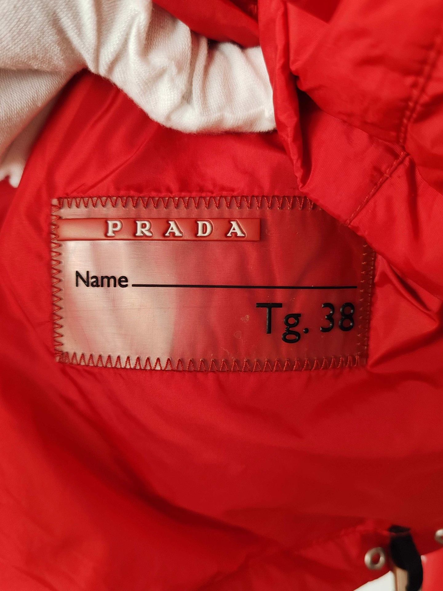 Prada Prada Red Hooded Jacket Size IT 38 Size XS / US 0-2 / IT 36-38 - 5 Thumbnail