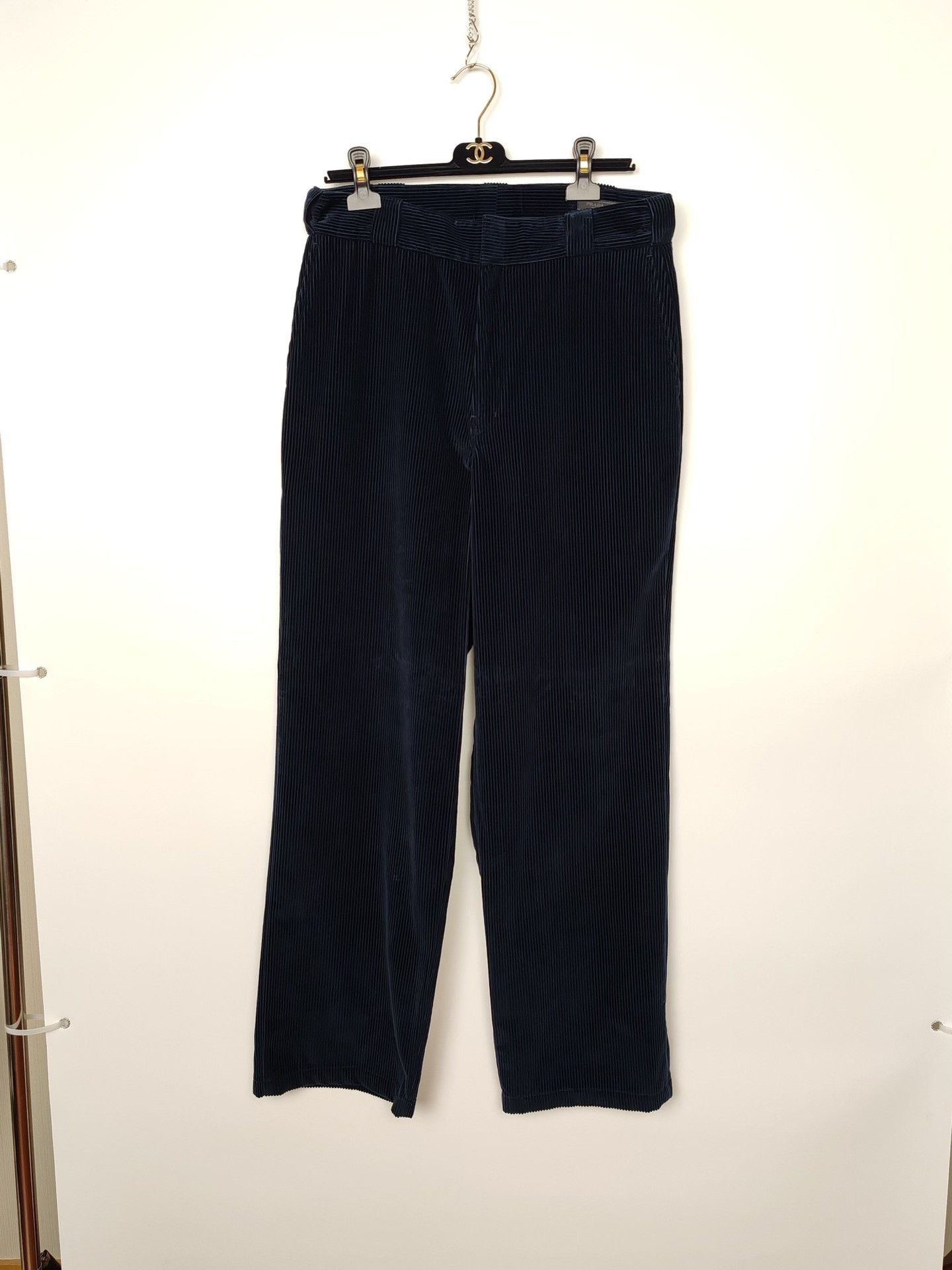 Prada Prada Triangle Logo Corduroy Pants Size 32 Size US 32 / EU 48 - 2 Thumbnail