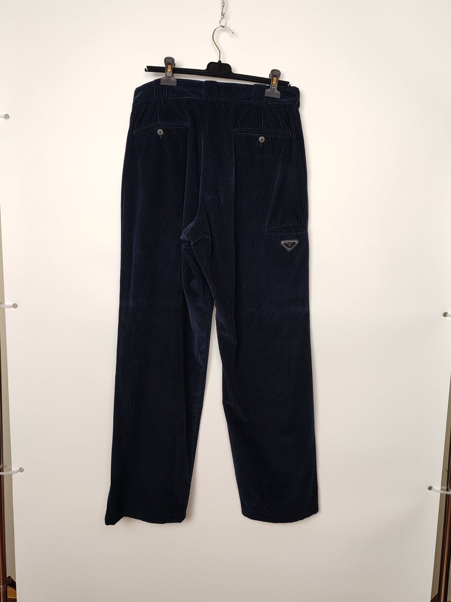 Prada Prada Triangle Logo Corduroy Pants Size 32 Size US 32 / EU 48 - 3 Thumbnail