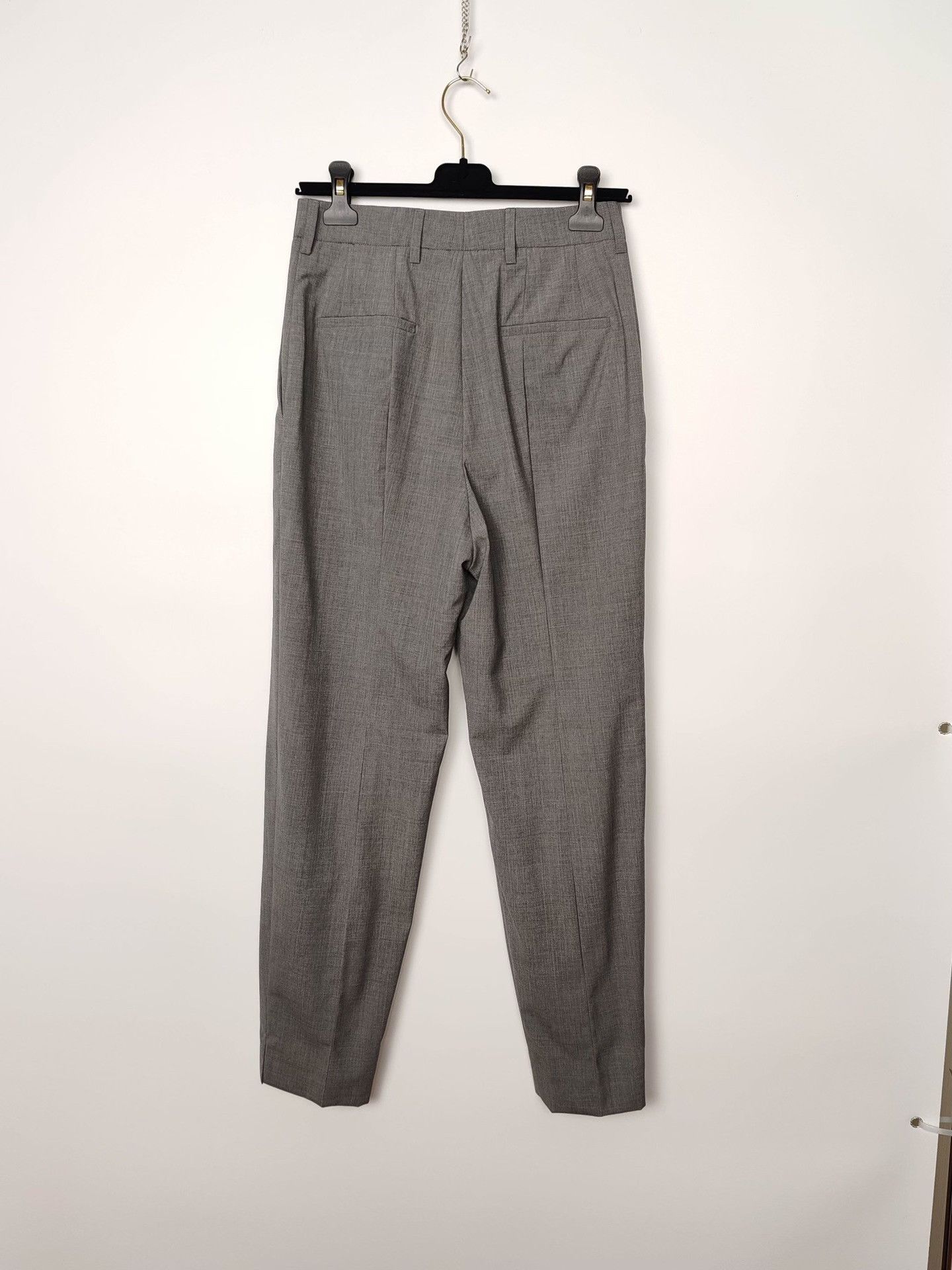 Prada Prada Grey Wool Trousers Size 40 Size 27" / US 4 / IT 40 - 3 Thumbnail