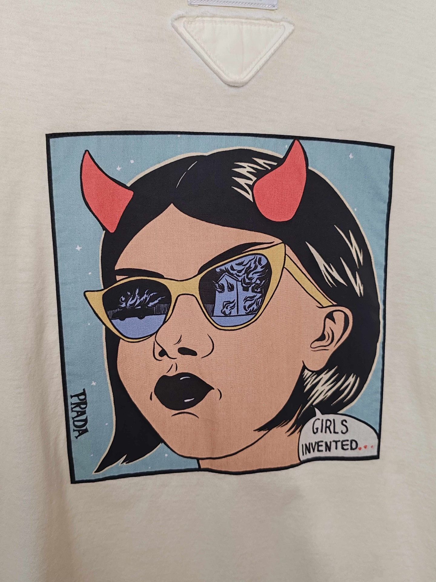 Prada Prada Comic Graphic Long Sleeve T-Shirt XS Size XS / US 0-2 / IT 36-38 - 6 Thumbnail