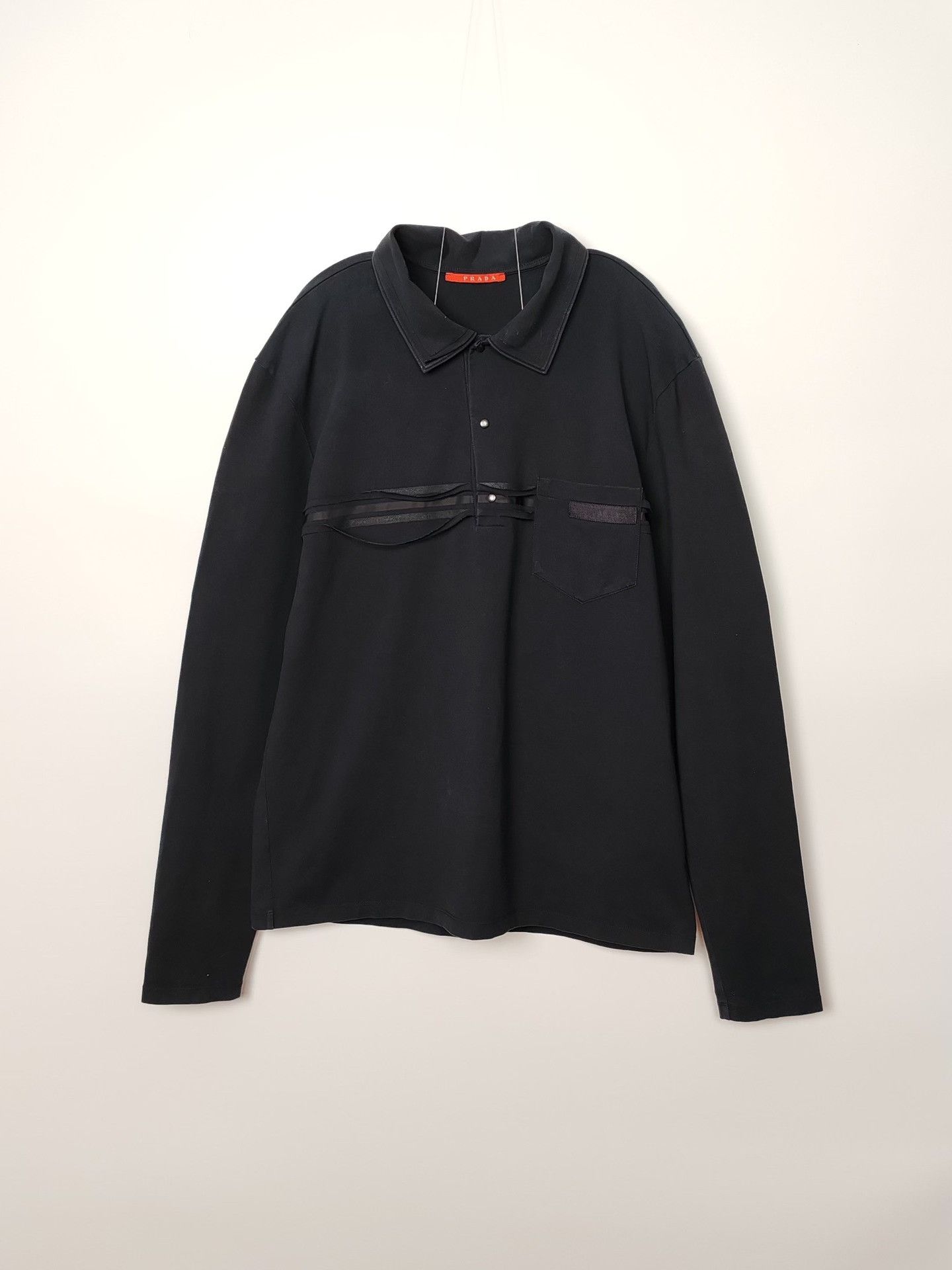 Prada Prada Pocket Polo Shirt Size M Size US M / EU 48-50 / 2 - 2 Thumbnail