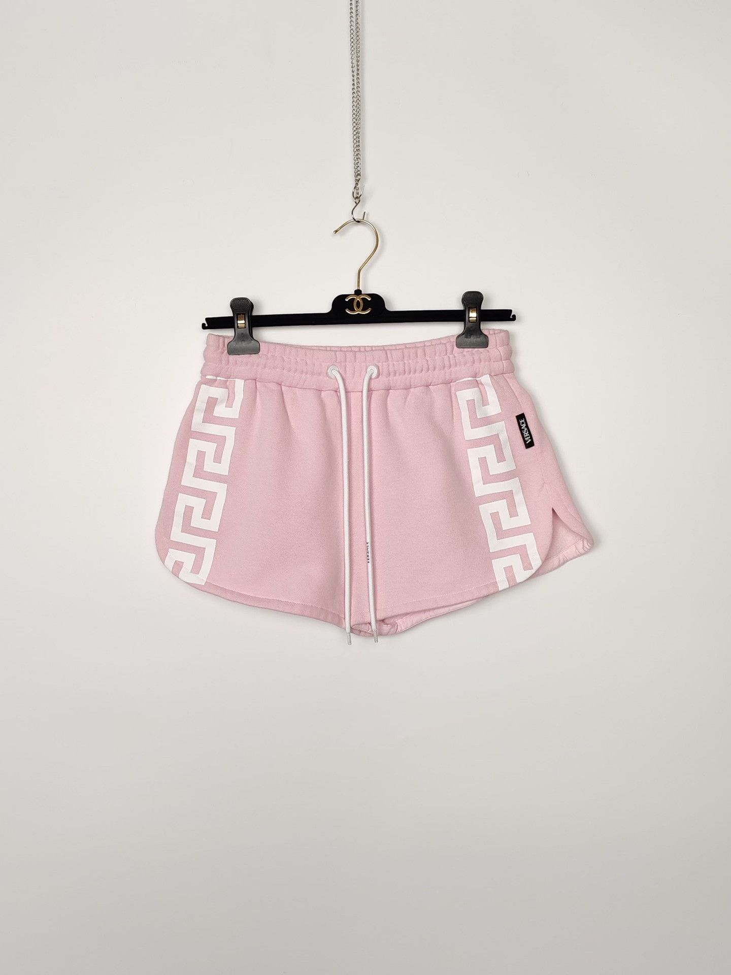 Versace Versace Greek Key Logo Shorts Size 42 Size 28" / US 6 / IT 42 - 2 Thumbnail