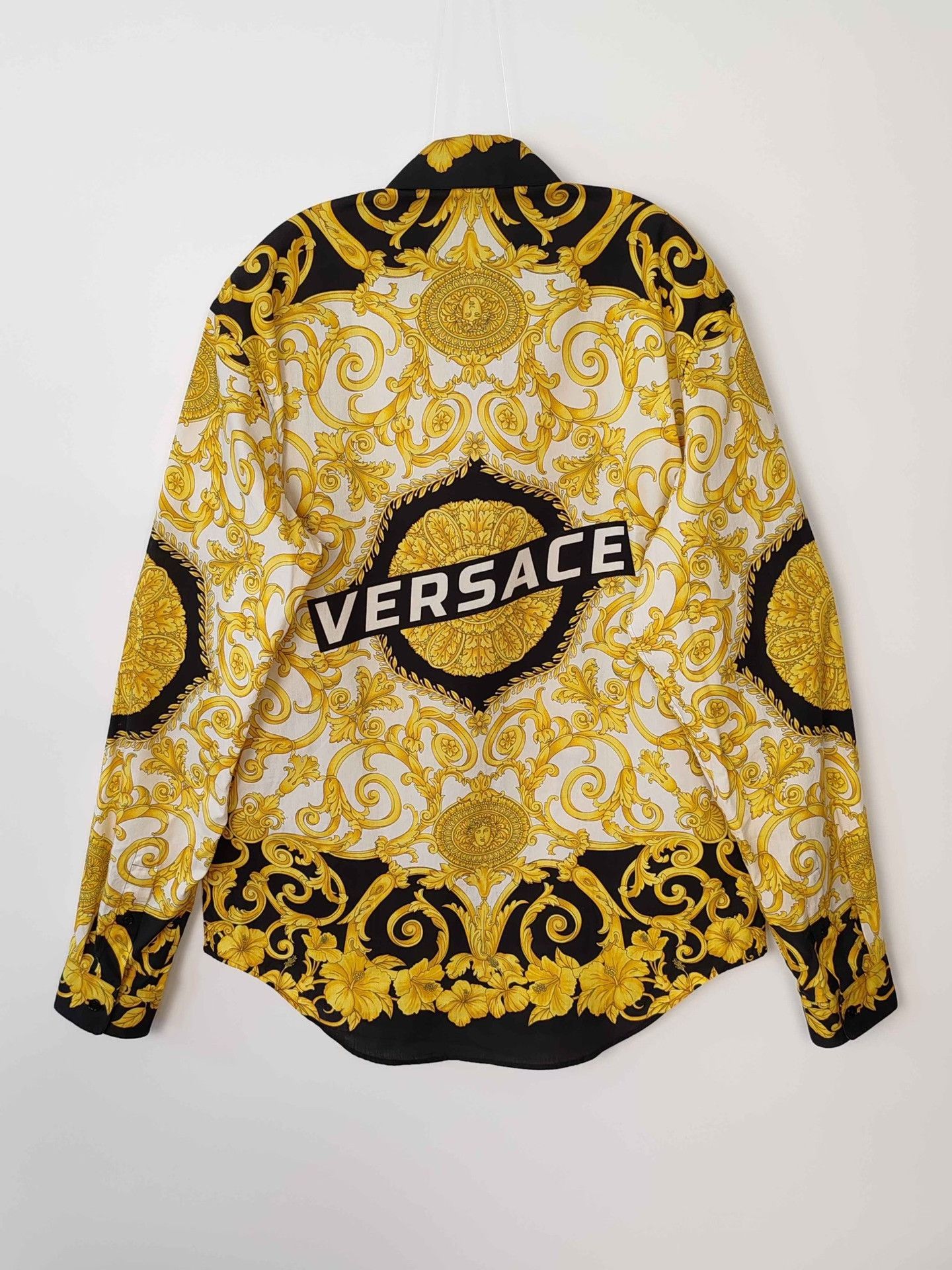 Versace Versace Baroque Logo Shirt US M Size US M / EU 48-50 / 2 - 3 Thumbnail