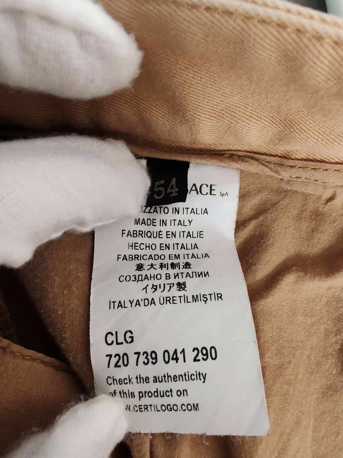 Versace Versace Leather Trim Chinos Size 38 Size US 38 / EU 54 - 7 Thumbnail