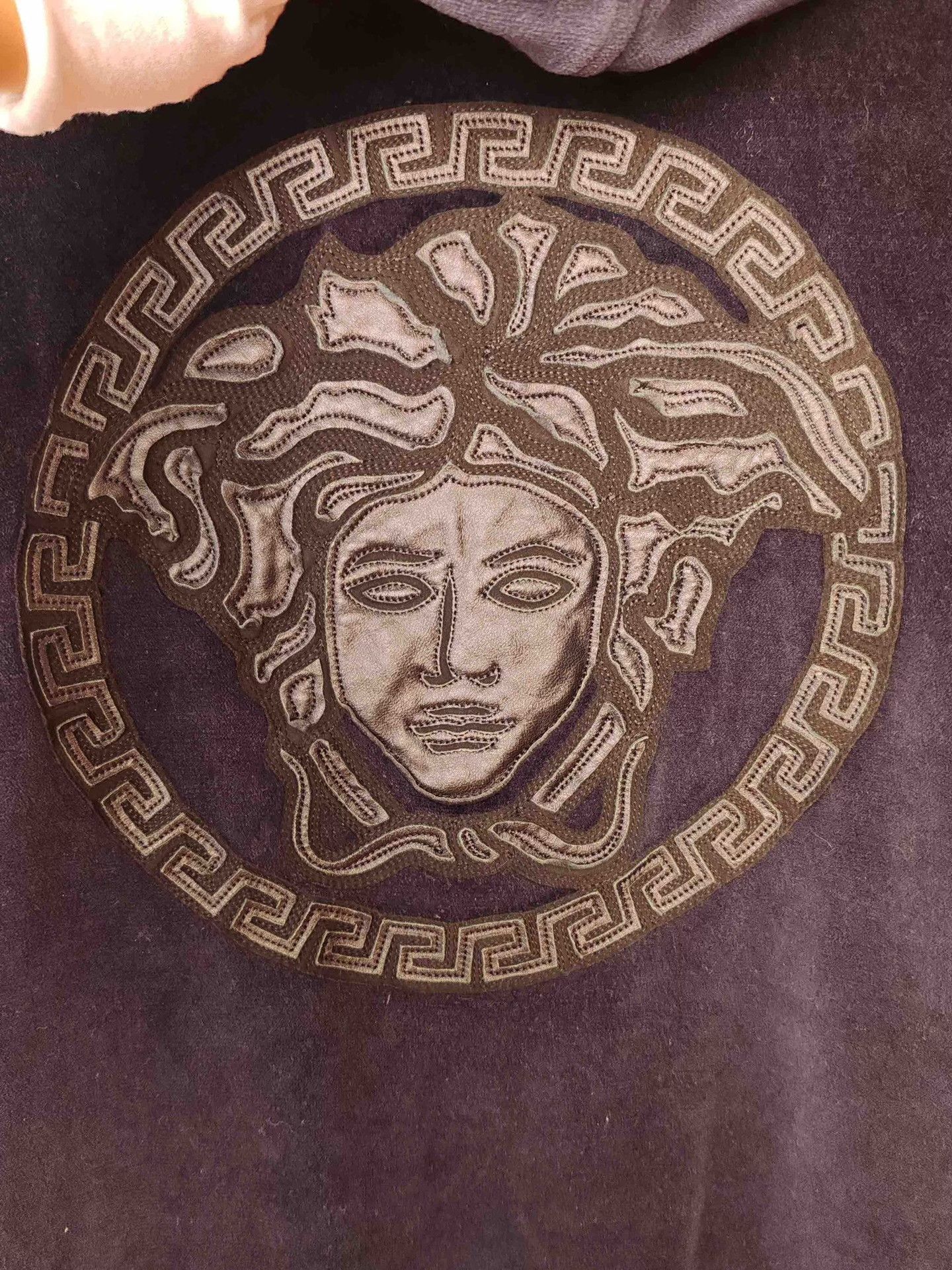Versace Versace Medusa Velvet Hoodie Size XXL Size US XXL / EU 58 / 5 - 5 Thumbnail