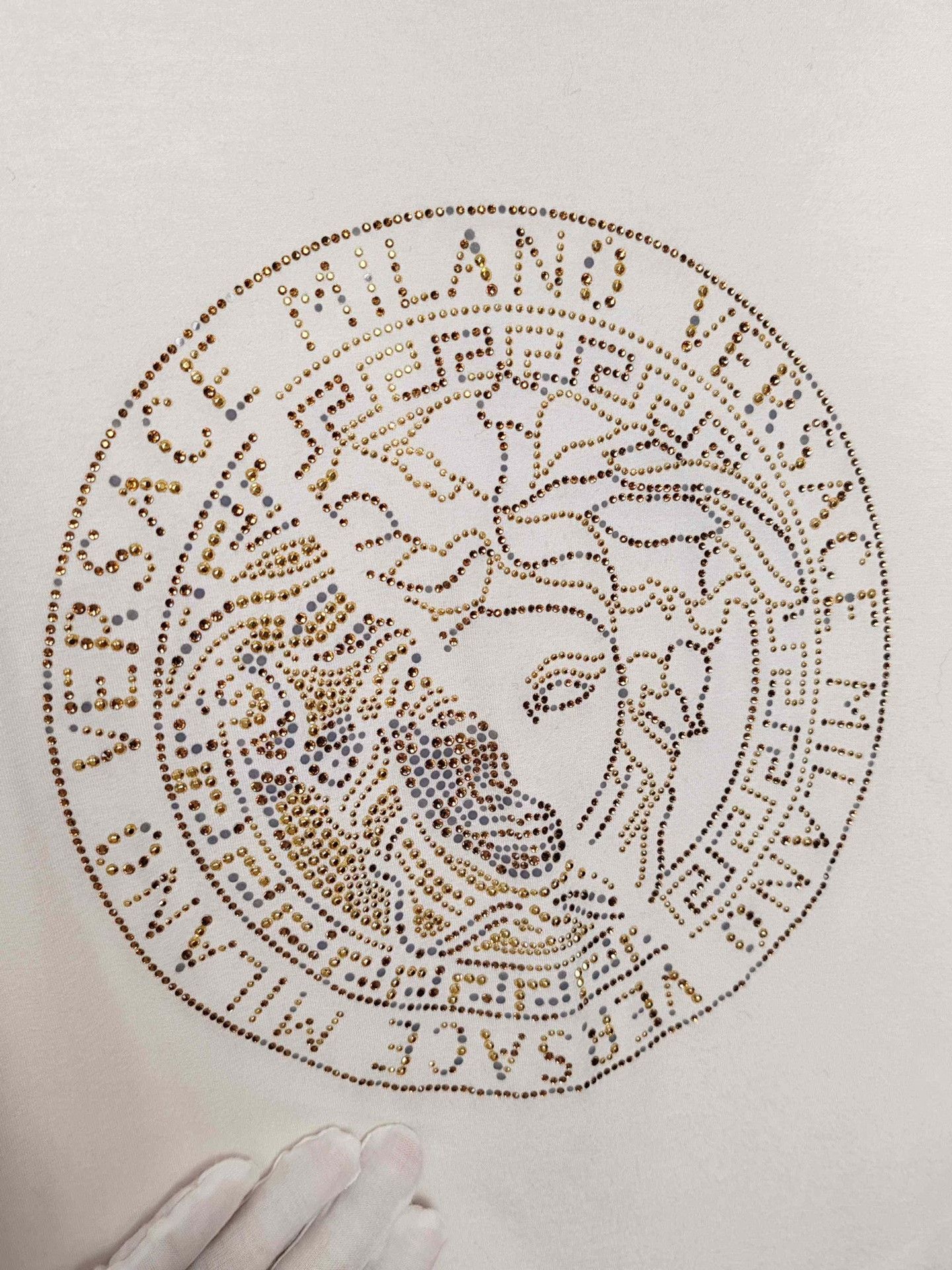 Versace Versace Crystal Medusa T-Shirt Size 42 Size M / US 6-8 / IT 42-44 - 5 Thumbnail