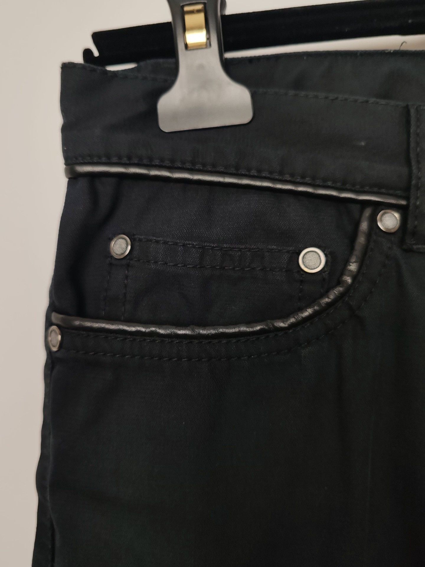 Versace Versace Collection Leather Trim Casual Pants Size 29 Size US 29 - 5 Thumbnail