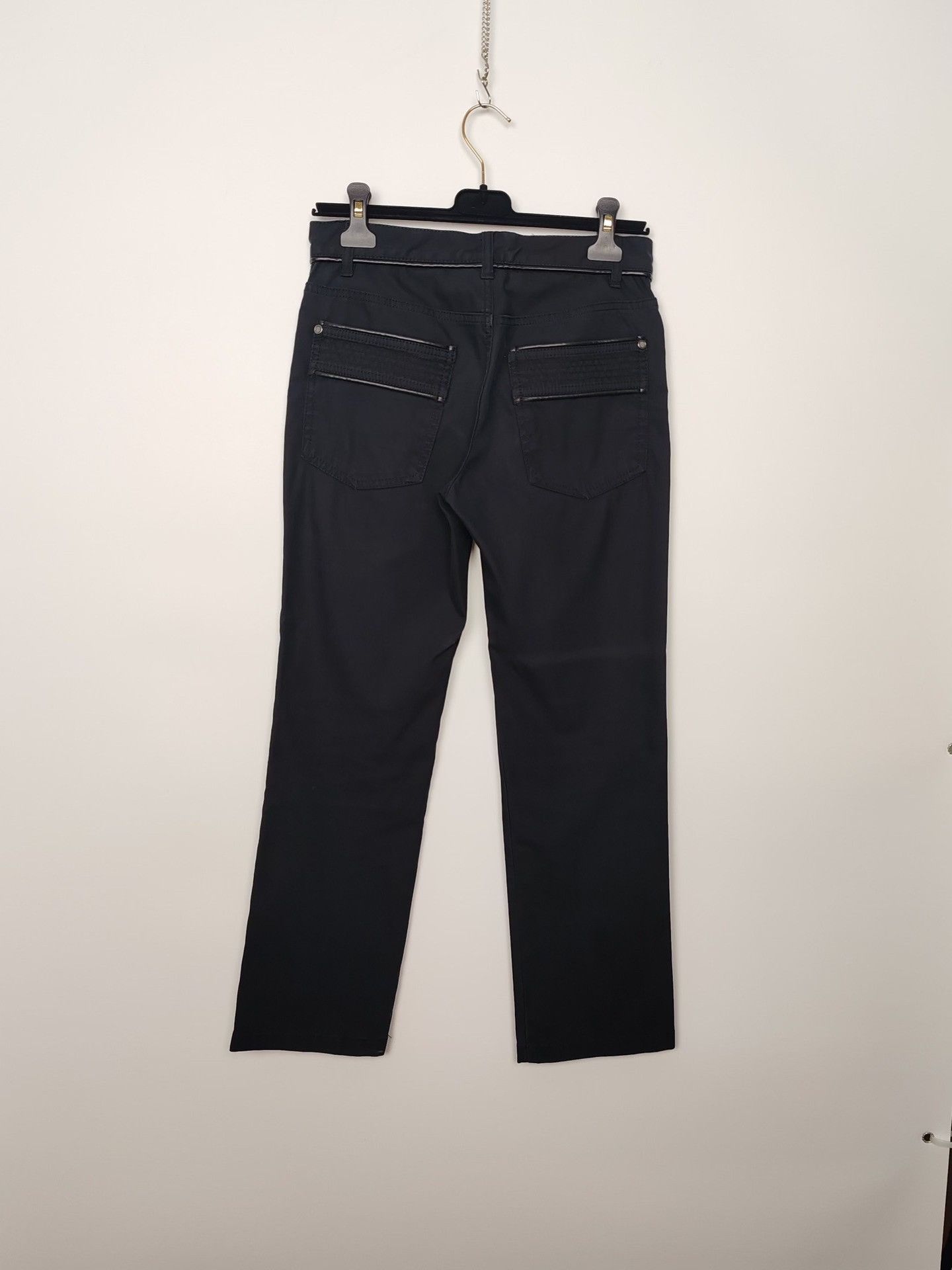 Versace Versace Collection Leather Trim Casual Pants Size 29 Size US 29 - 3 Thumbnail