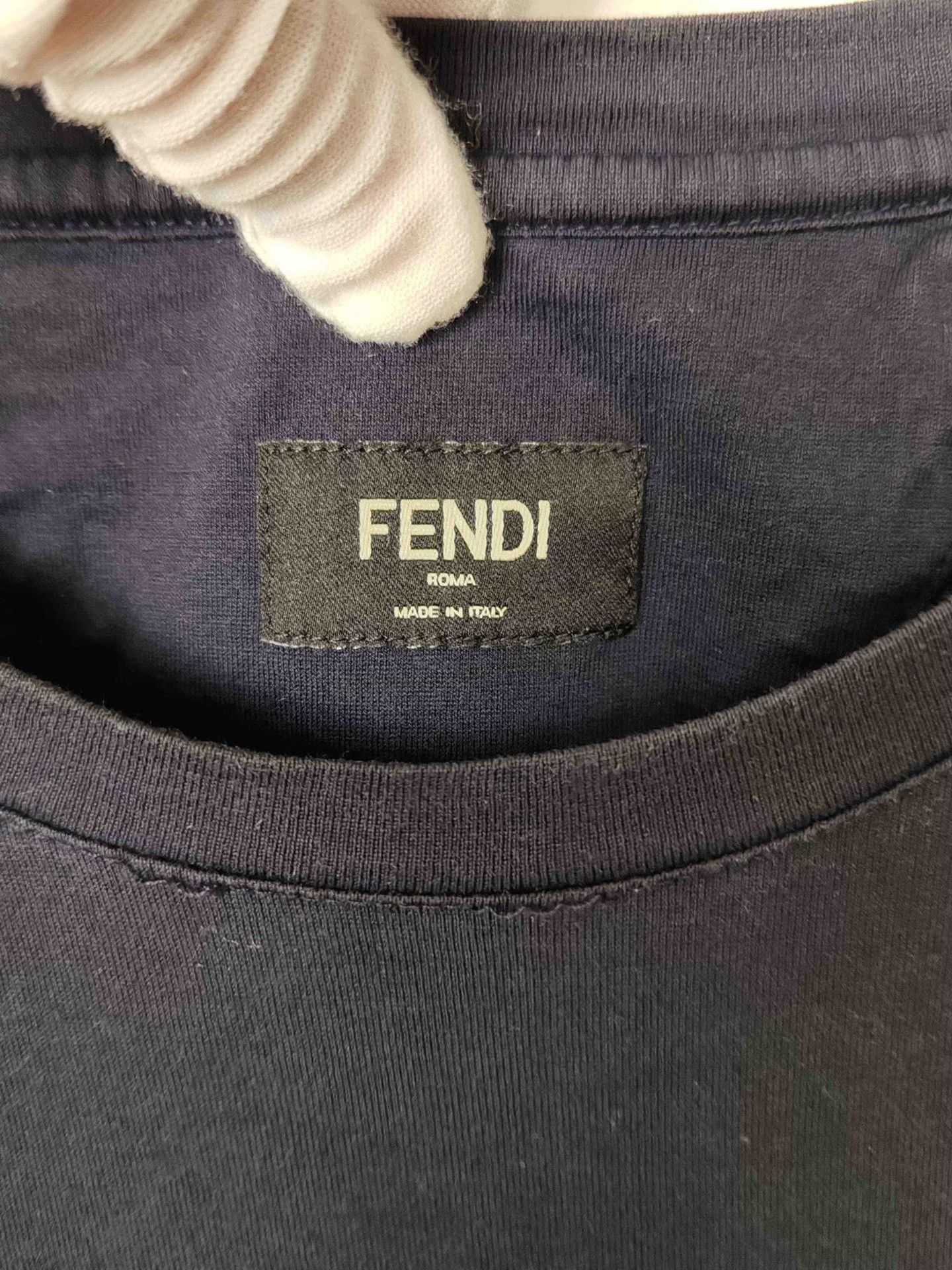 Fendi Fendi Crystal Face Short Sleeve T-Shirt Size M Size US M / EU 48-50 / 2 - 4 Thumbnail