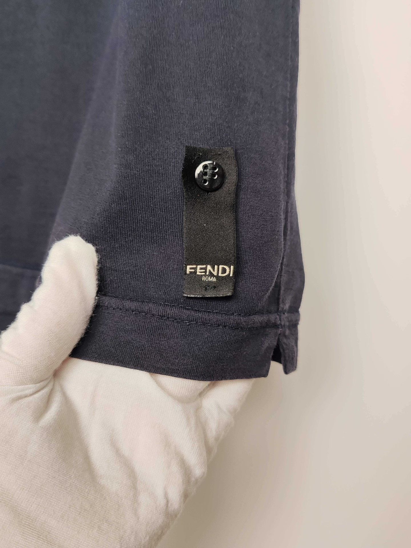 Fendi Fendi Crystal Face Short Sleeve T-Shirt Size M Size US M / EU 48-50 / 2 - 6 Thumbnail
