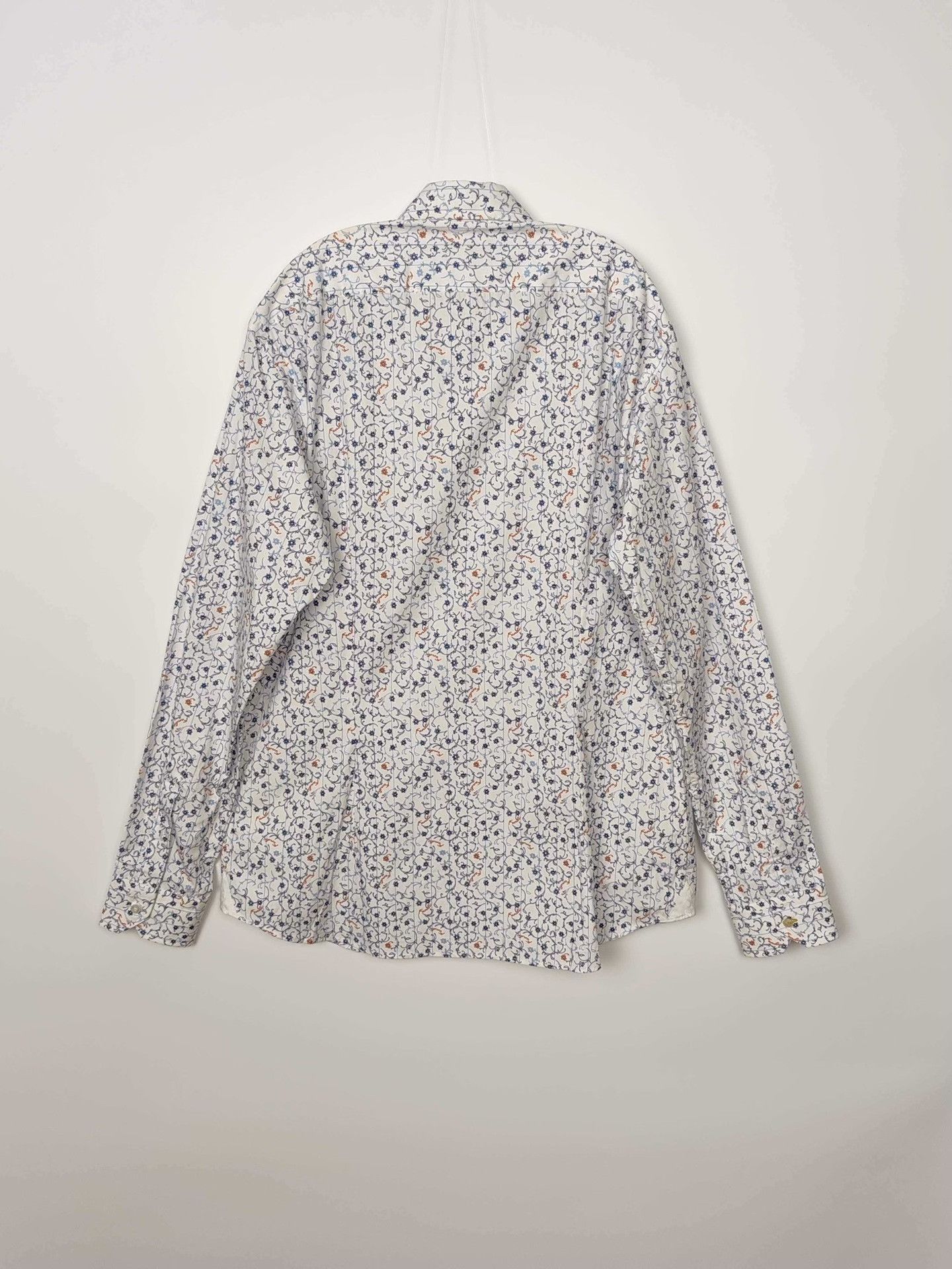 Fendi Fendi Floral Logo Print Button Up Shirt Size L Size US L / EU 52-54 / 3 - 3 Thumbnail