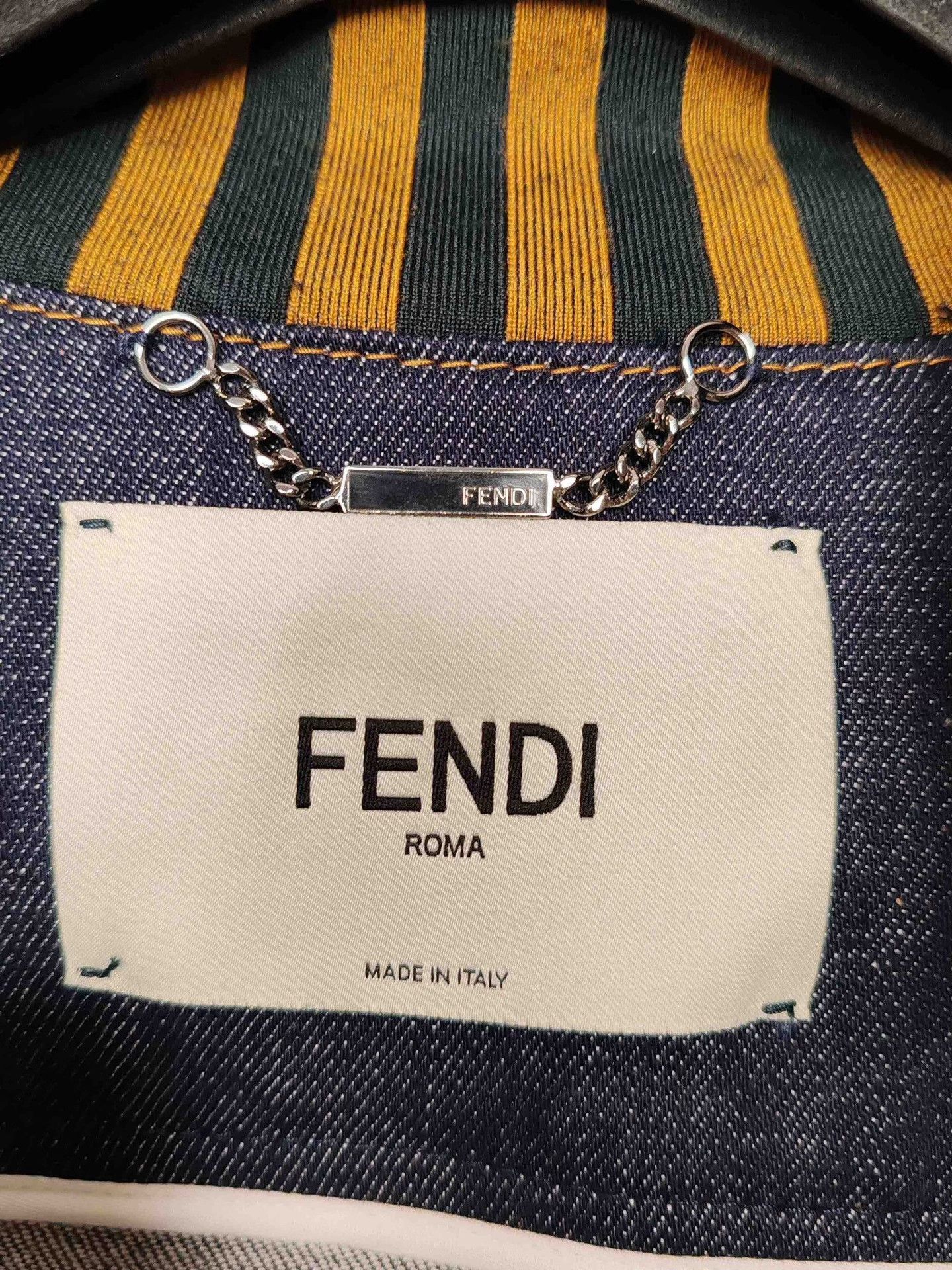 Fendi Fendi Denim Jacket Size 40 Size S / US 4 / IT 40 - 4 Thumbnail
