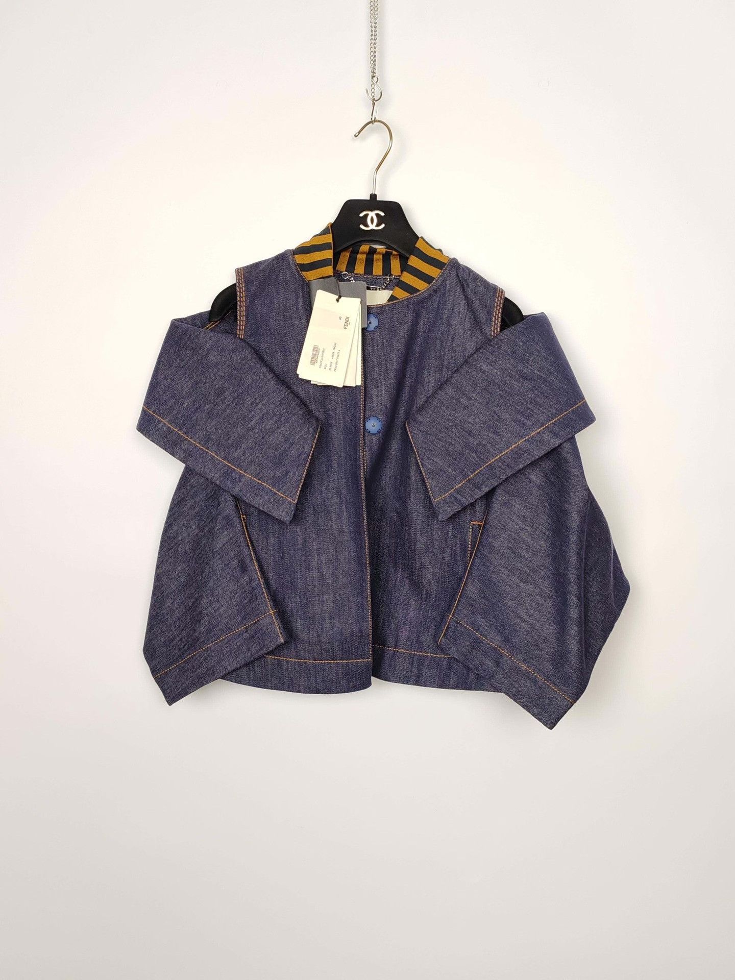 Fendi Fendi Denim Jacket Size 40 Size S / US 4 / IT 40 - 2 Thumbnail