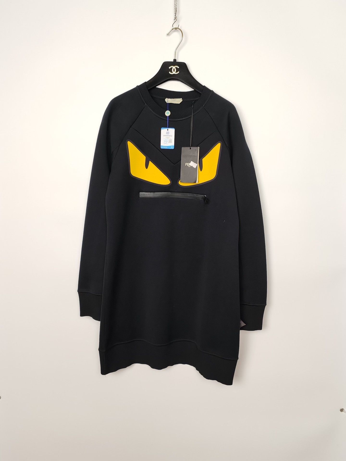 Fendi Fendi Monster Eye Sweatshirt Dress Size 42 Size M / US 6-8 / IT 42-44 - 2 Thumbnail